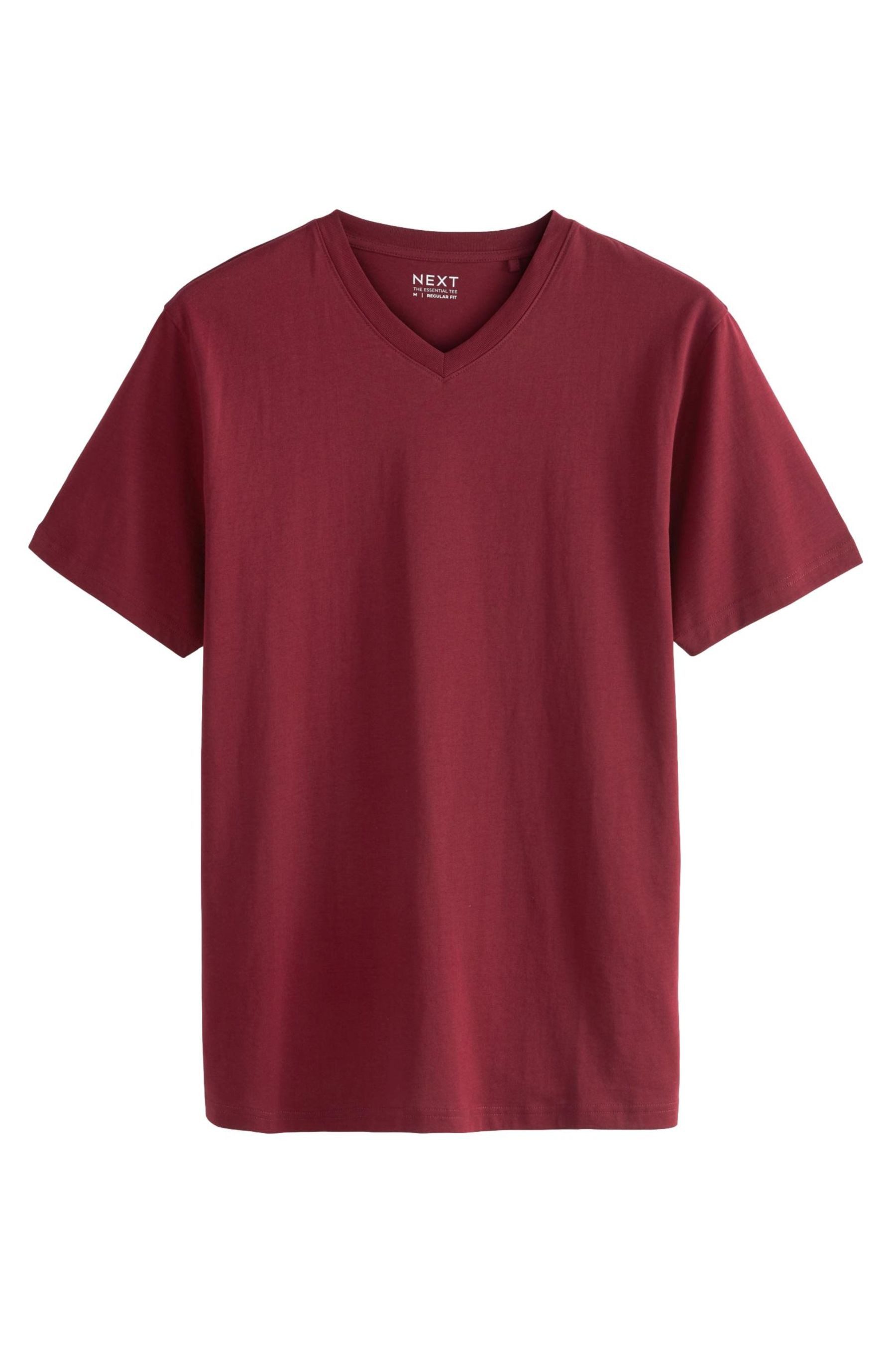 Next T-Shirt Essential T-Shirt mit V-Ausschnitt aus Baumwolle (1-tlg)