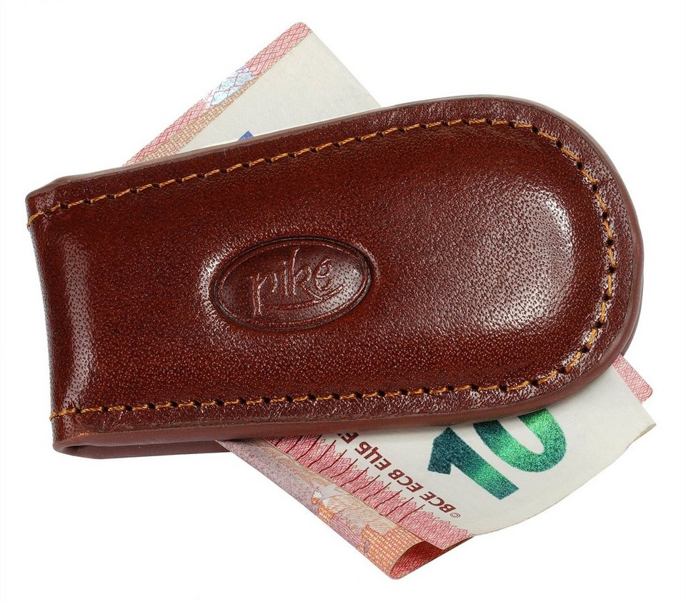 Piké Geldbörse, echt Leder, Made in Italy, Breite 7 cm x Höhe 4 cm x Tiefe  1 cm