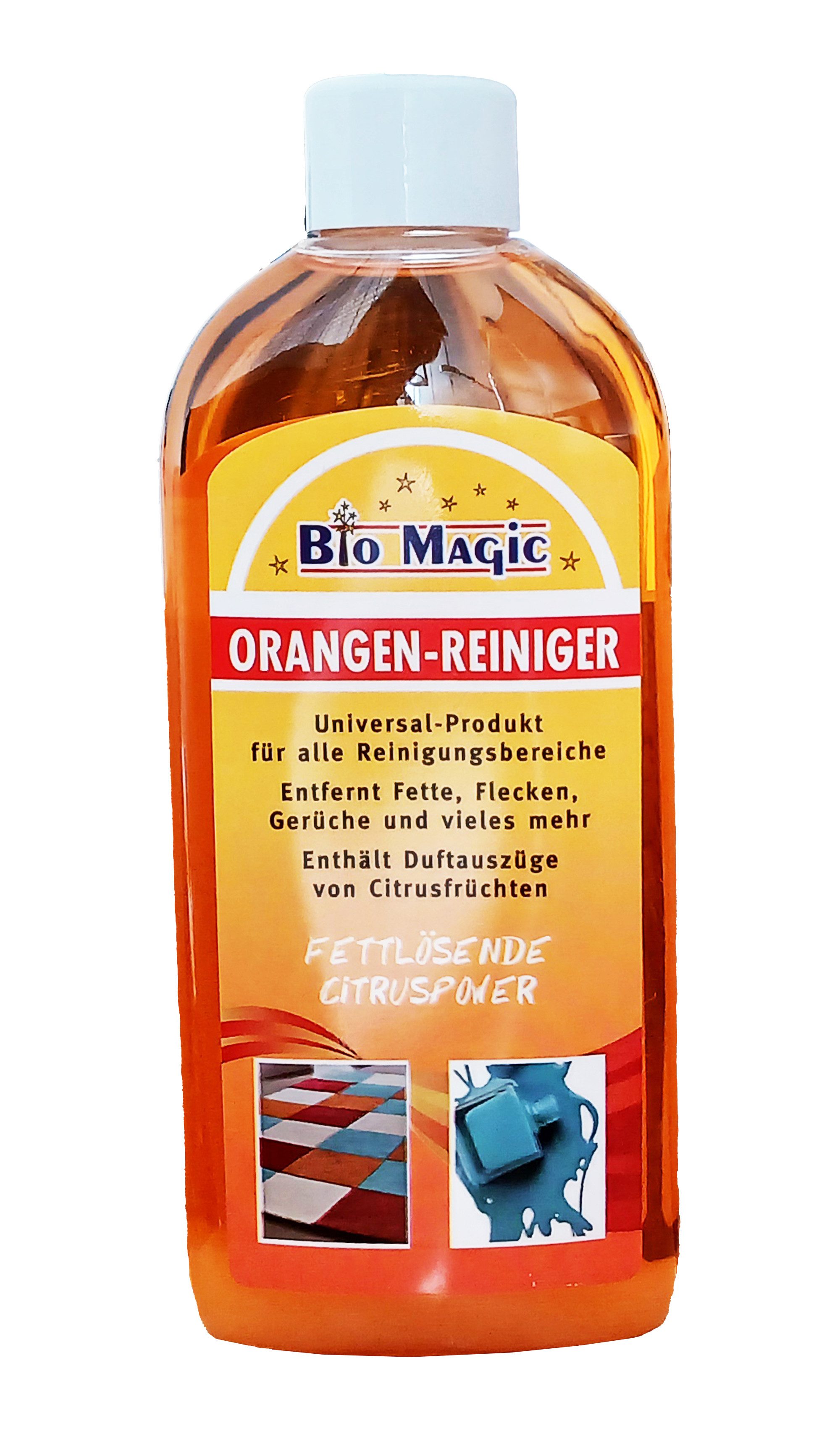 Stolz GmbH ORANGEN-REINIGER 250ml Orangenreiniger Allzweckreiniger Fettlöser 75 Allzweckreiniger (Fleckentferner Konzentrat Orangenöl Fett Flecken Flecklöser)