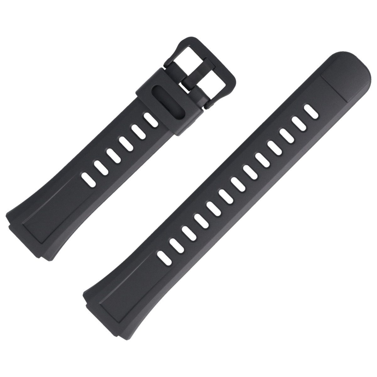 CASIO Uhrenarmband 16mm Kunststoff WS-2000H Schwarz