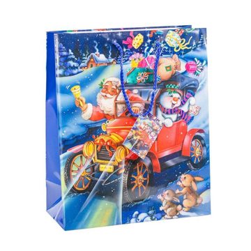 KOVA Geschenkbox Geschenktüte Weihnachten MEDIUM Geschenktasche 0,83€/Stück (6 St)