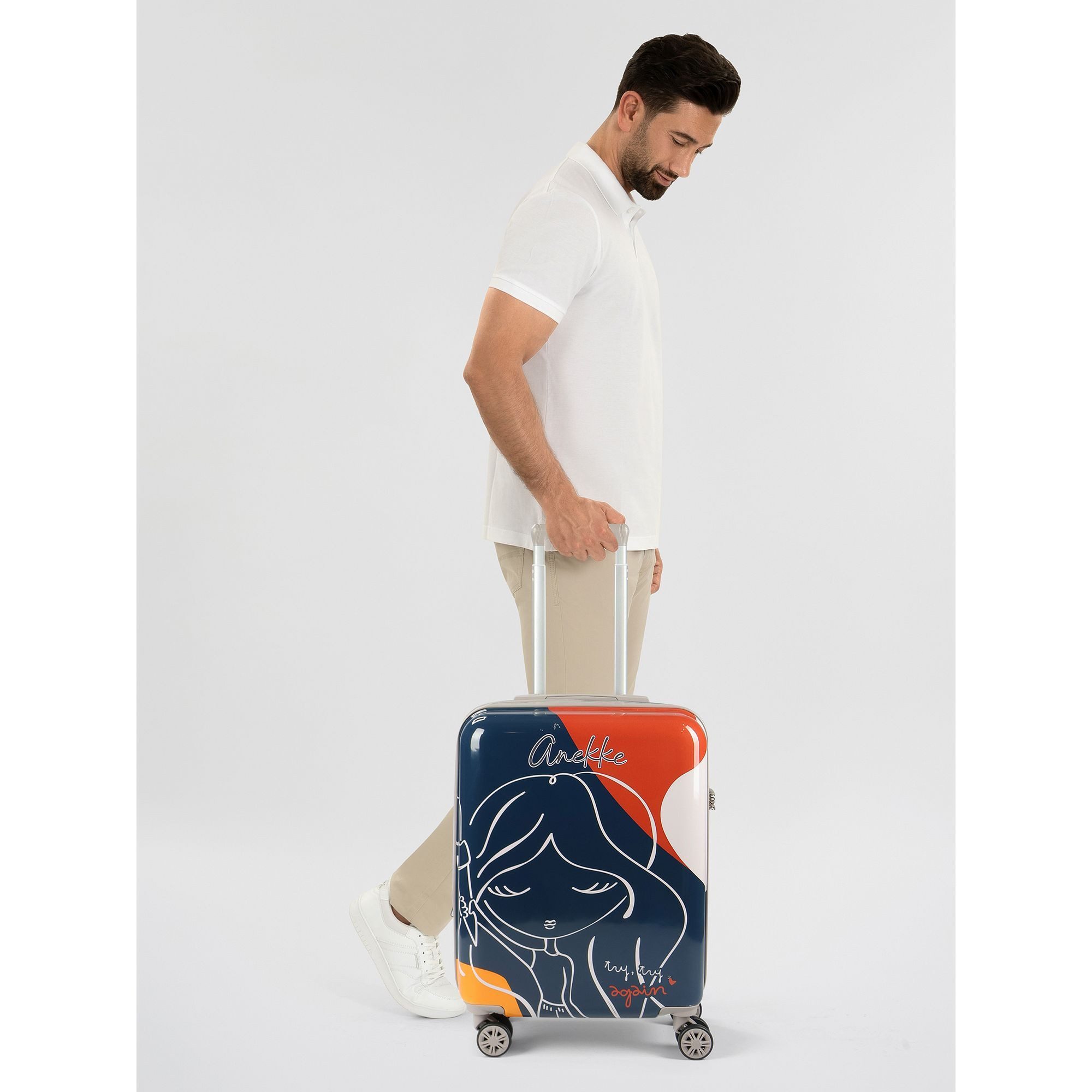 Anekke Handgepäck-Trolley Eikon, 4 Rollen, ABS