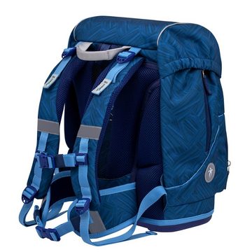 Belmil Rucksack Rucksack Motion ergonomisches Schulranzen Set 5-teilig Blue Motion