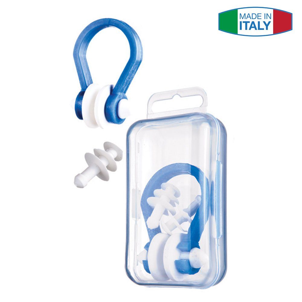 Salvas Schwimm-Ohrstöpsel Ohren Schützer Nasen Klemme Set, Klammer Stöpsel Schwimmen Tauchen