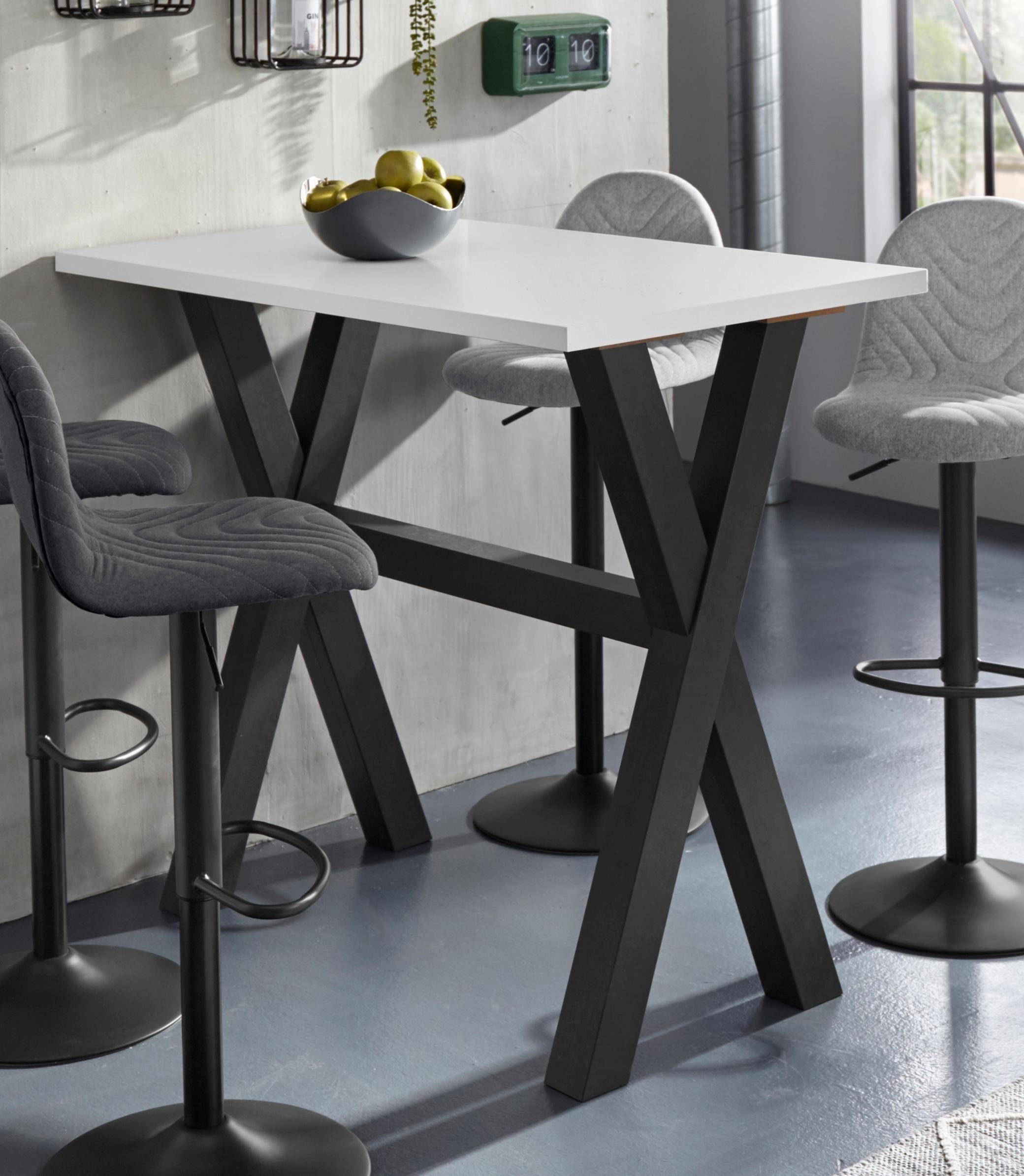 Mäusbacher Bartisch, Gestell in X-Form (Breite günstig online kaufen
