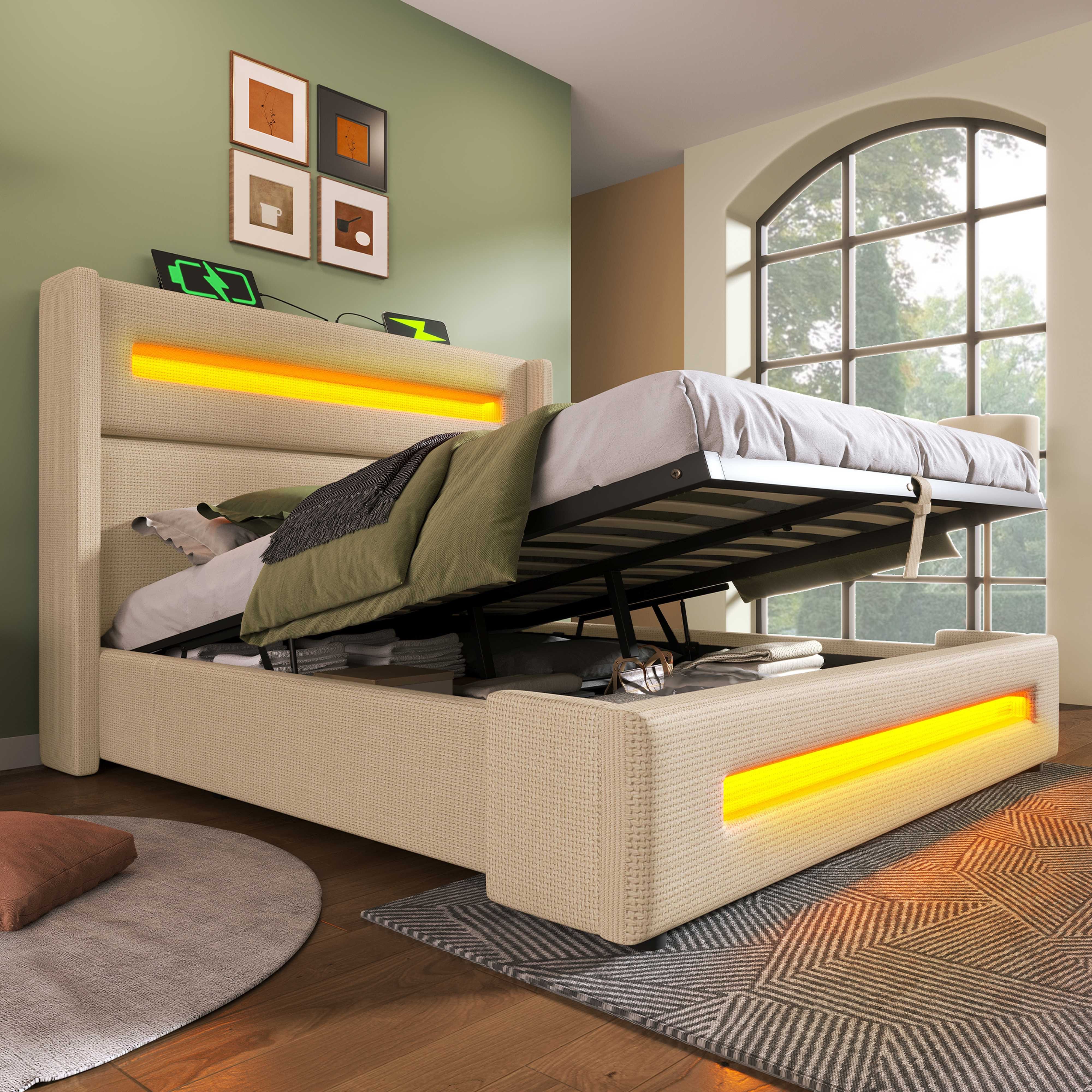 BlingBin Einzelbett Polsterbett Jugendbett (1-tlg., Jugendbett günstig online kaufen