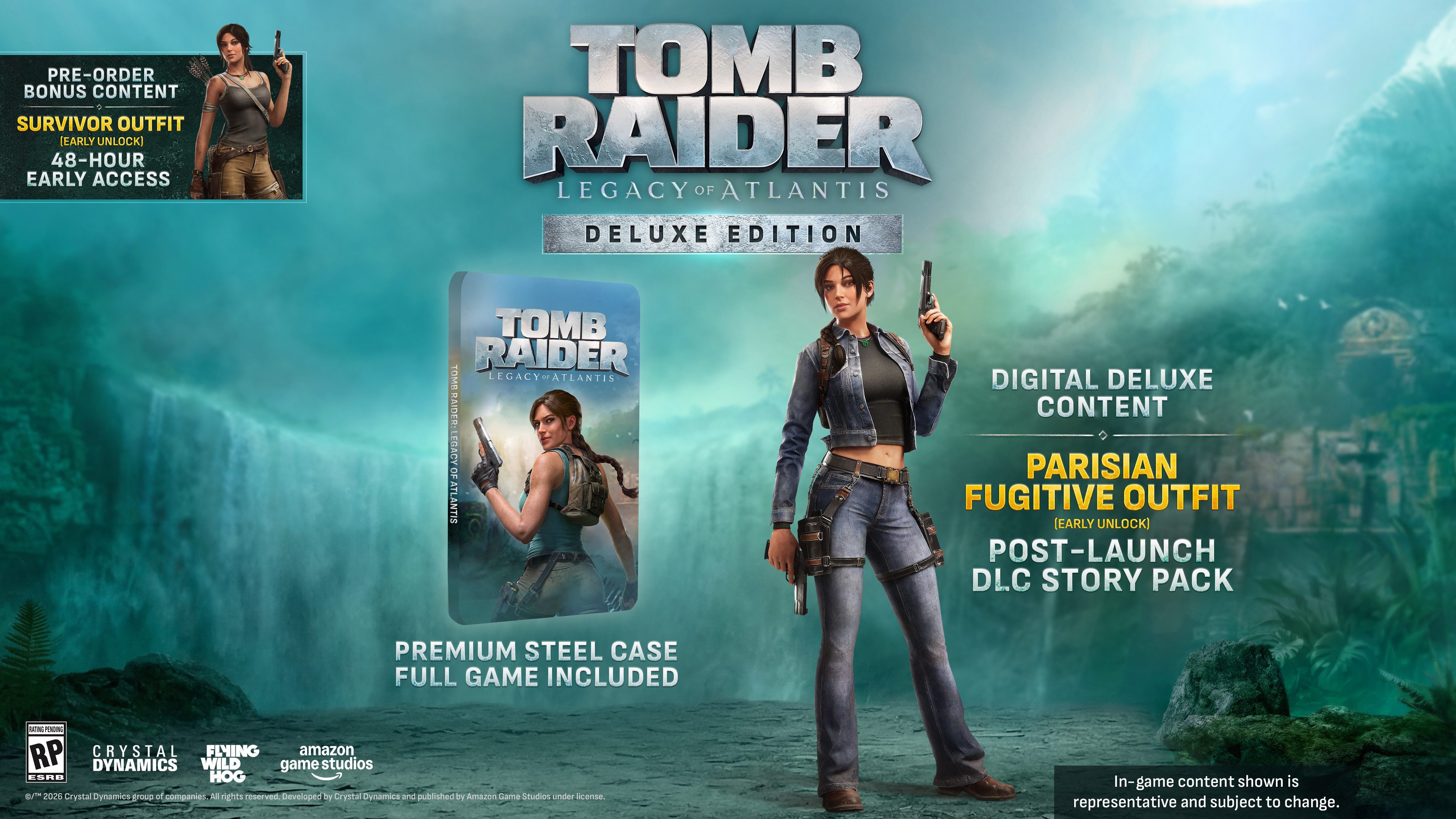Switch 2 Tomb Raider: Legacy of Atlantis Deluxe Edition (Blu-ray Disc), Nintendo Switch 2