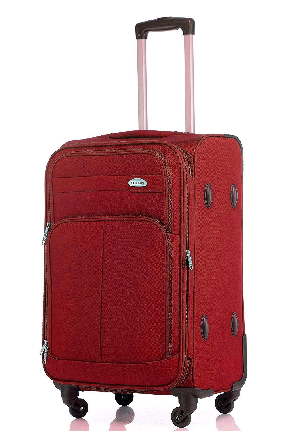 Beibye Kofferset 4 Rollen, 74 cm, 115 Liter, 4,2 kg, Dehnfalte, div. Farben
