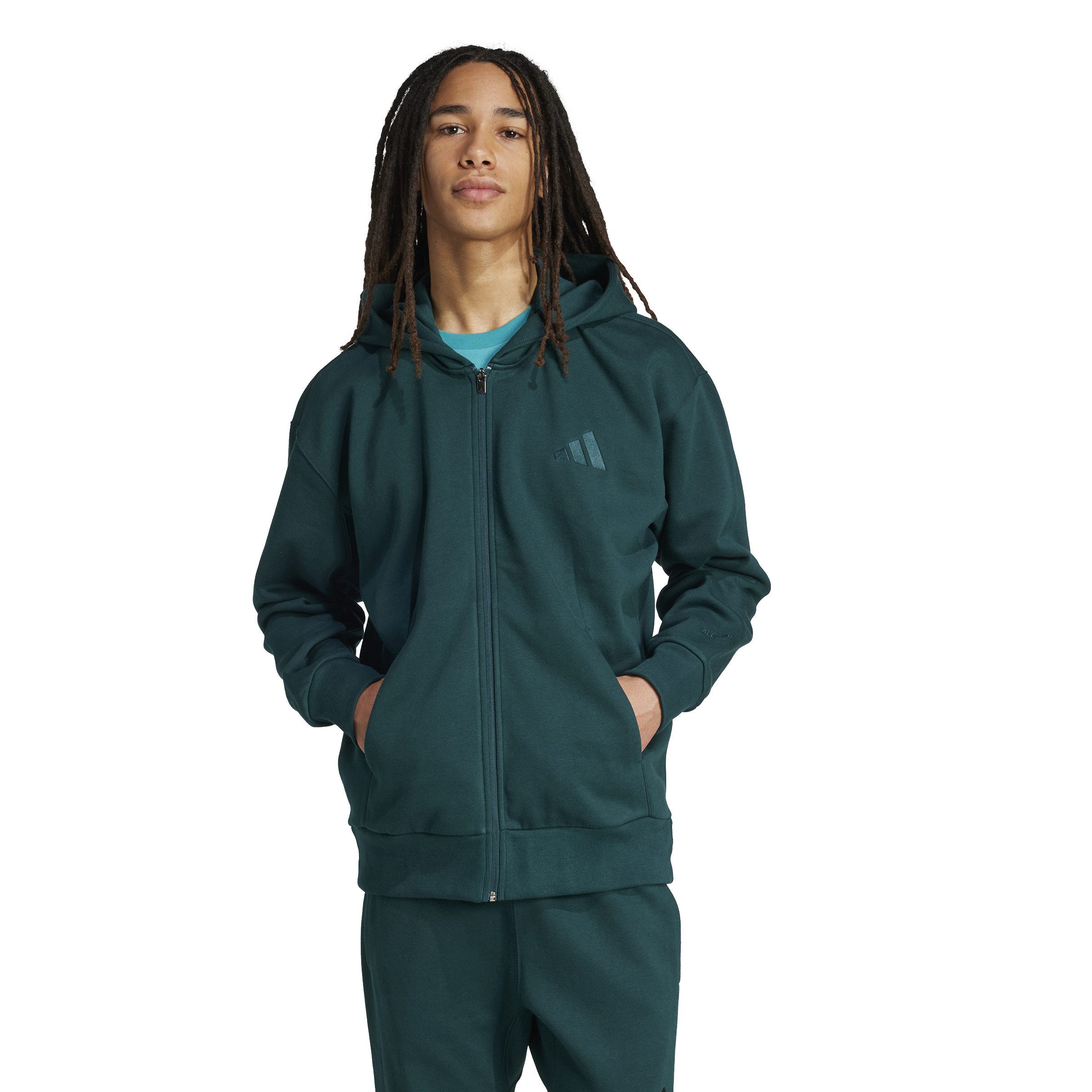 adidas Sportswear Kapuzensweatjacke M A SZN FL FZ AURIVY