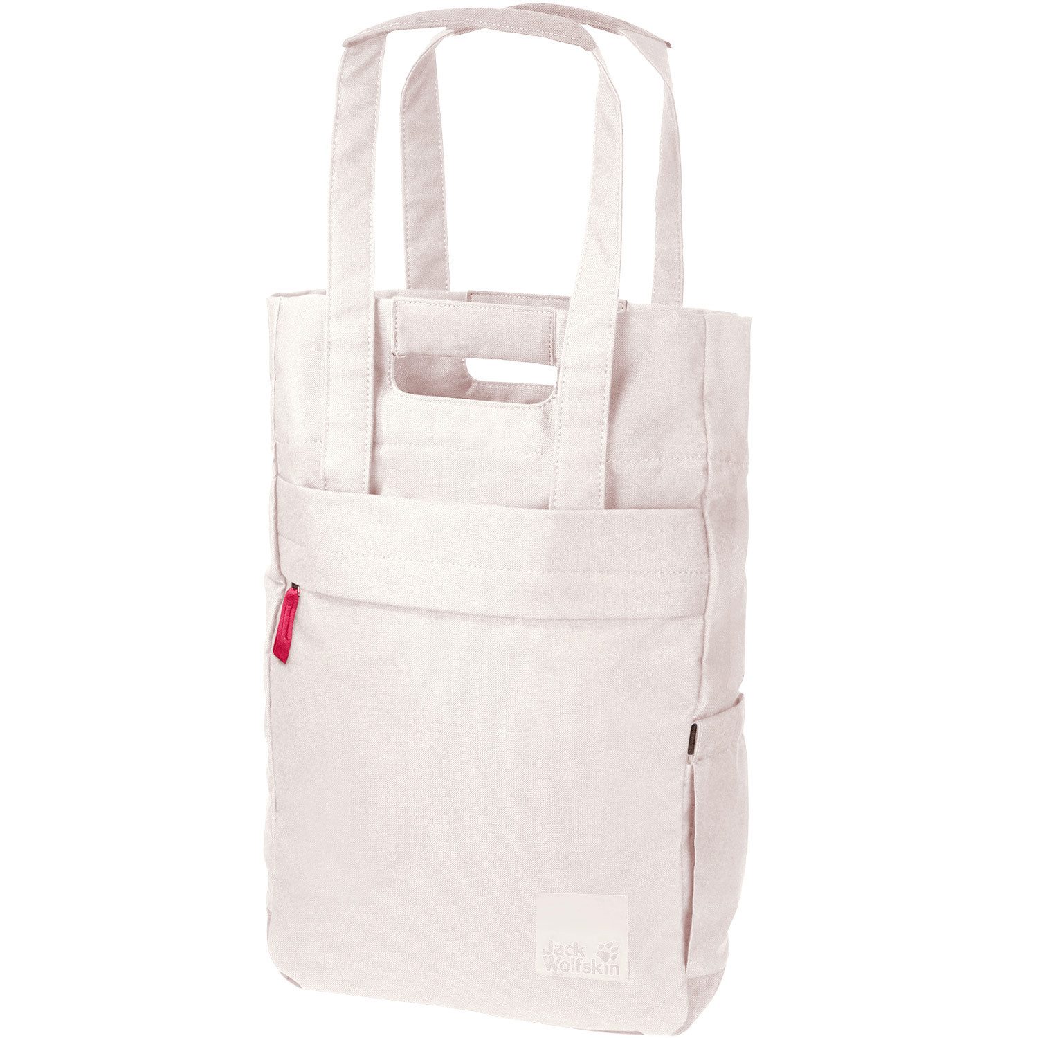 Jack Wolfskin Umhängetasche Jack Wolfskin Shopper/Rucksack 2in1 Piccadilly light blush (1, 1-tlg., 1)