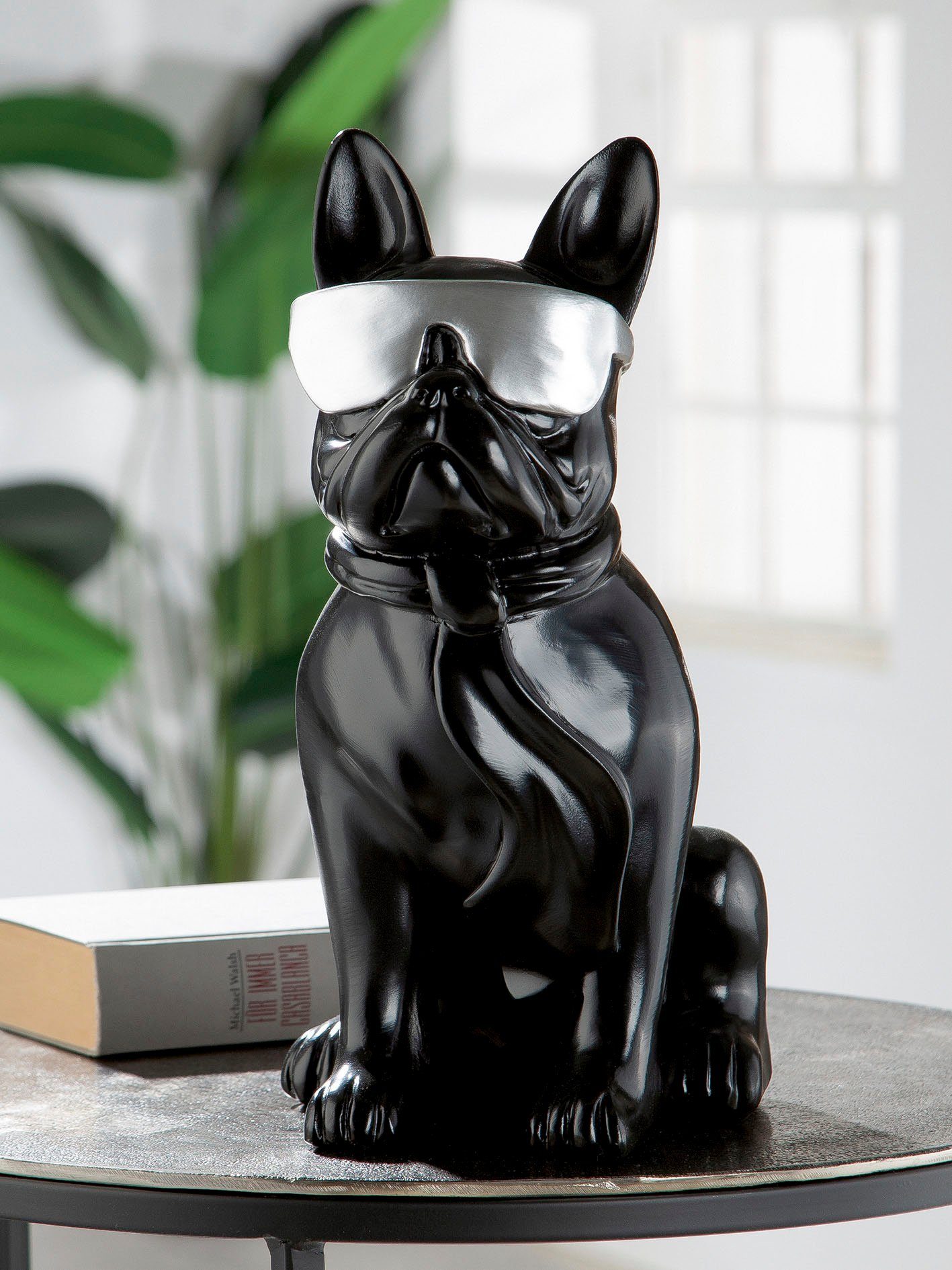 Tierfigur Mops Cool Dog sitzend