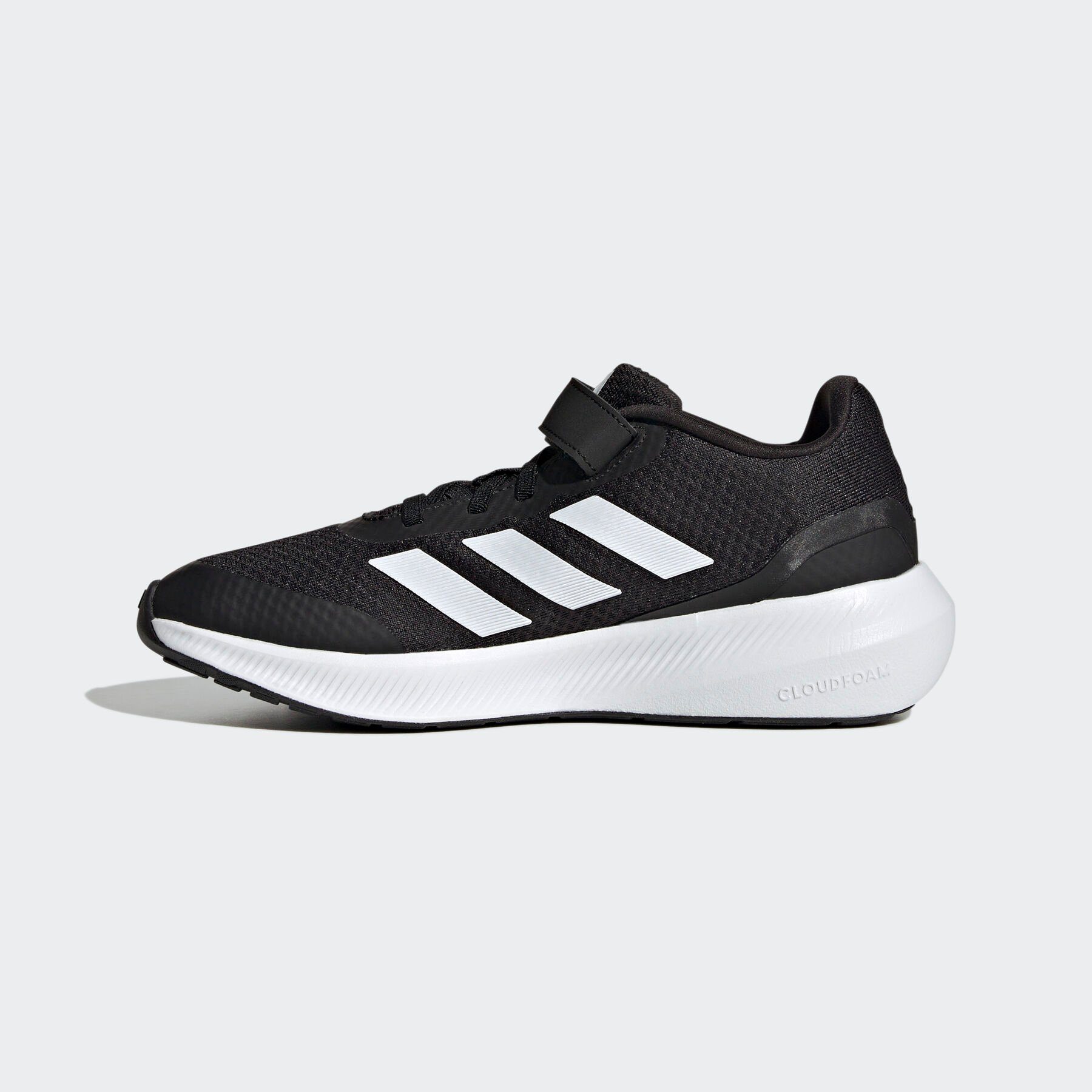 Sportswear 3.0 TOP Sneaker adidas ELASTIC STRAP schwarz-weiß RUNFALCON LACE