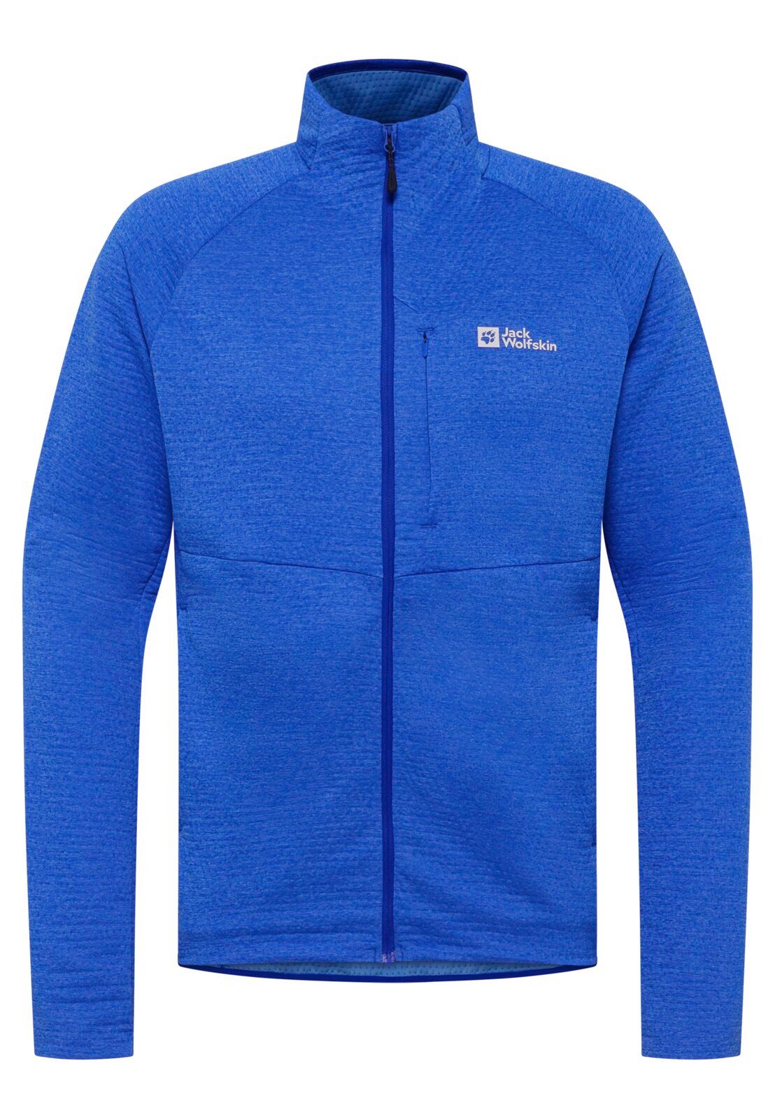 Jack Wolfskin Fleecejacke Taiga Full Zip (elastische Bünd) blau Herren günstig online kaufen