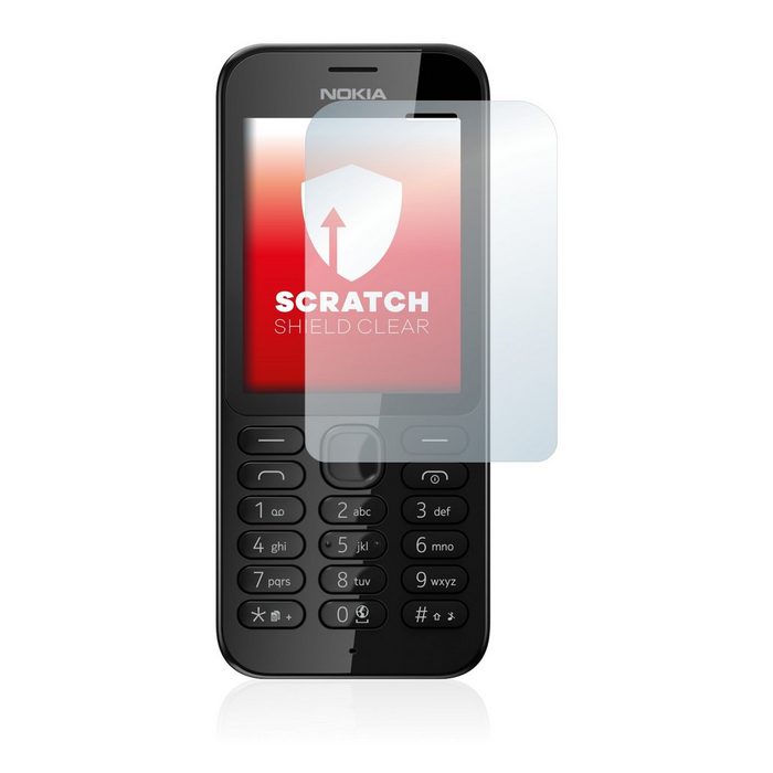 upscreen Schutzfolie für Nokia 222 Displayschutzfolie Folie klar Anti-Scratch Anti-Fingerprint