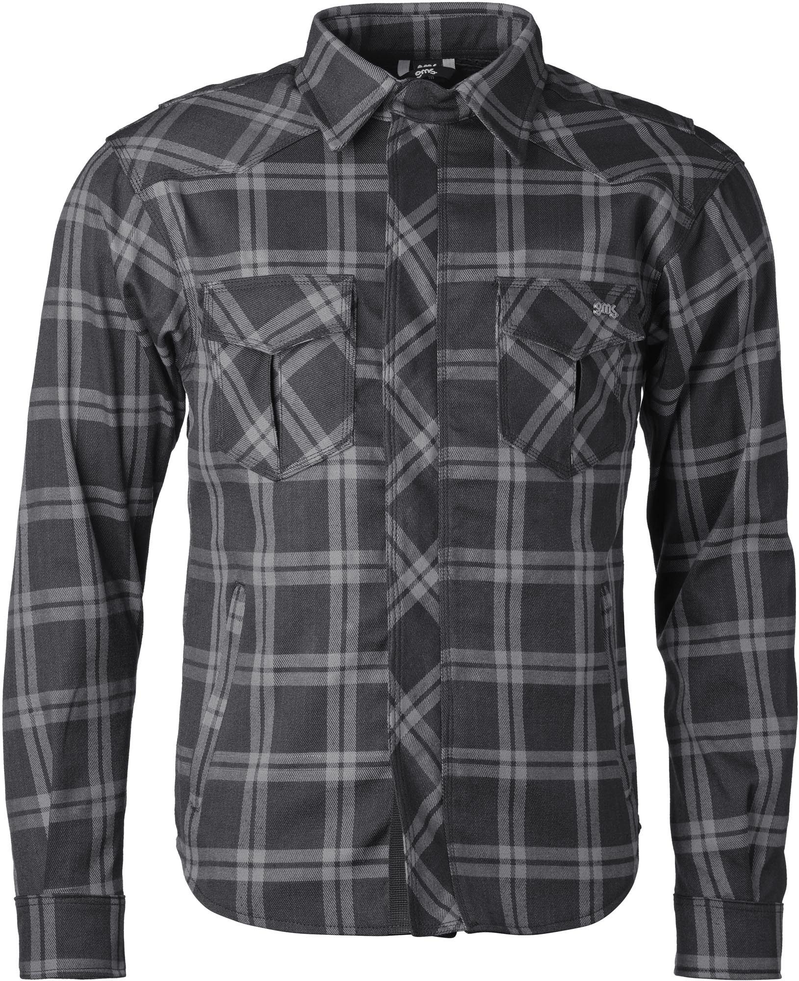 gms Motorradjacke GMS Jaguar Neo Motorrad Hemd Verbindungsreißverschluss,Ellenbogenprotektoren enthalten