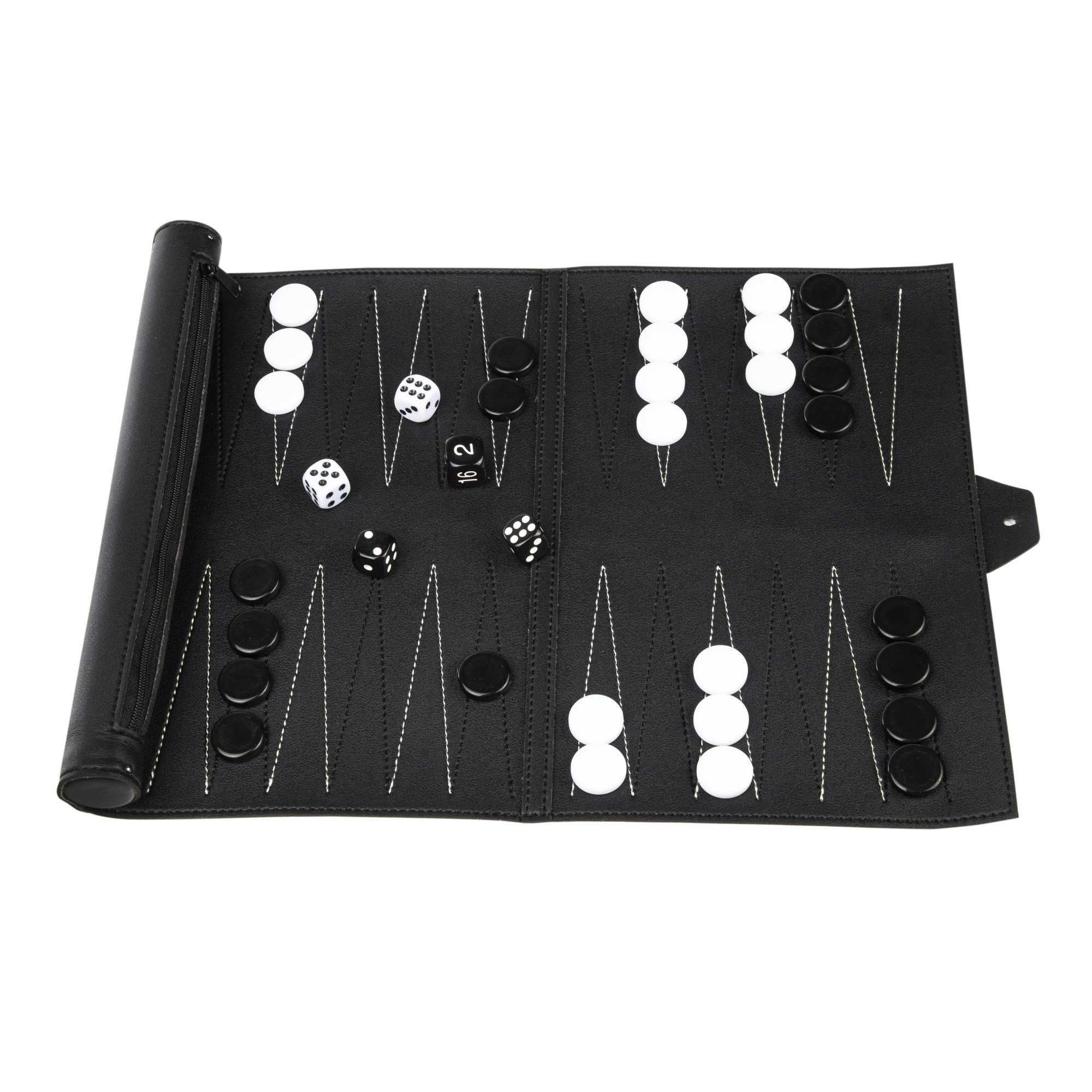 Reisespiel Gravidus Reise-Backgammon Backgammon Reise Kompakt Spiel, Brettspiel