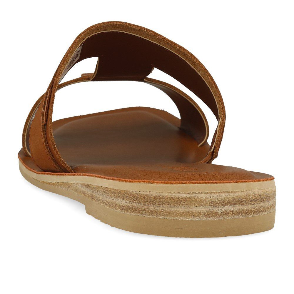 TOMS TOMS Seacliff Tan Veg Tan Leather Sandale