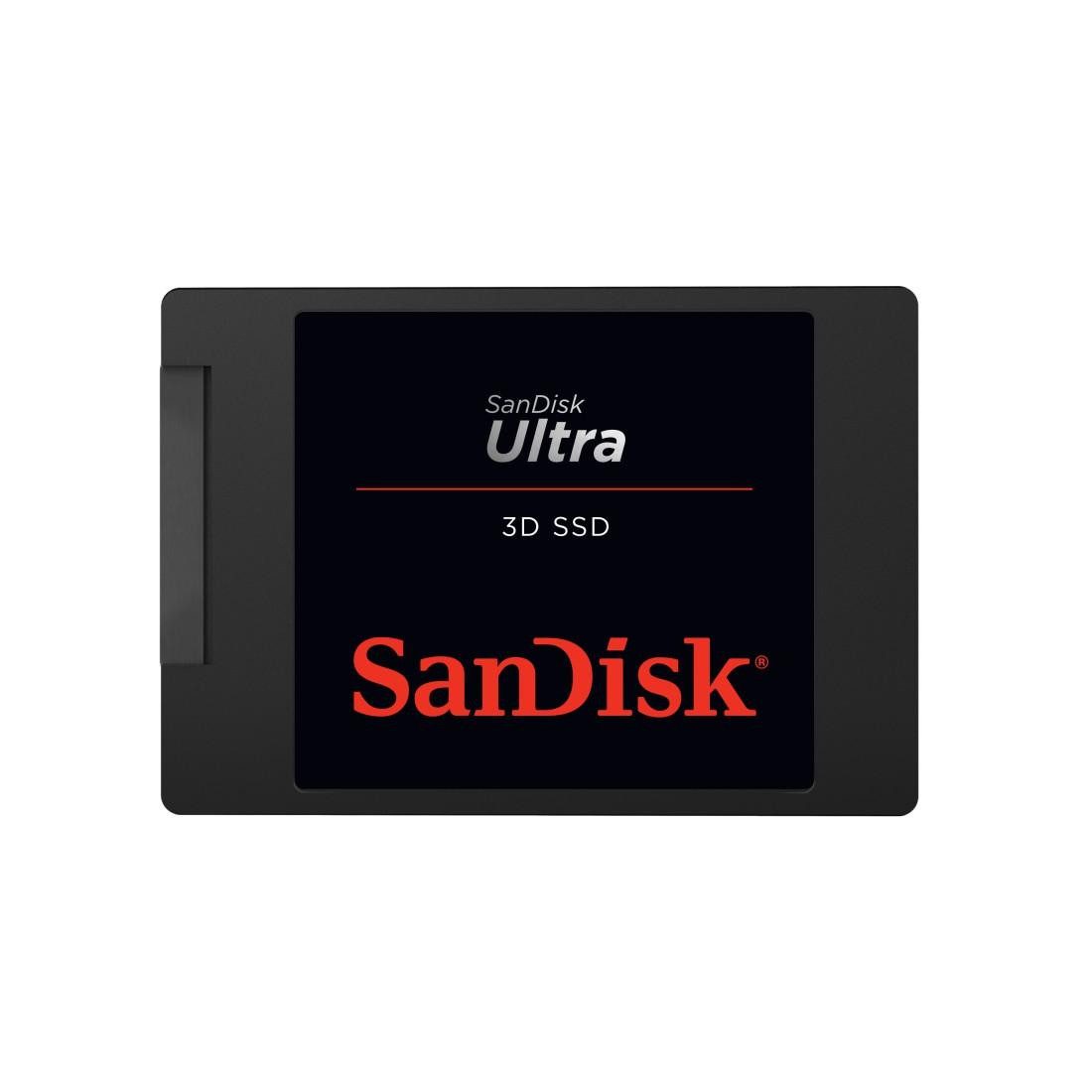 Sandisk SSD Ultra 3D SSD-Festplatte (500 GB) 560 MB/S Lesegeschwindigkeit, 530 MB/S Schreibgeschwindigkeit