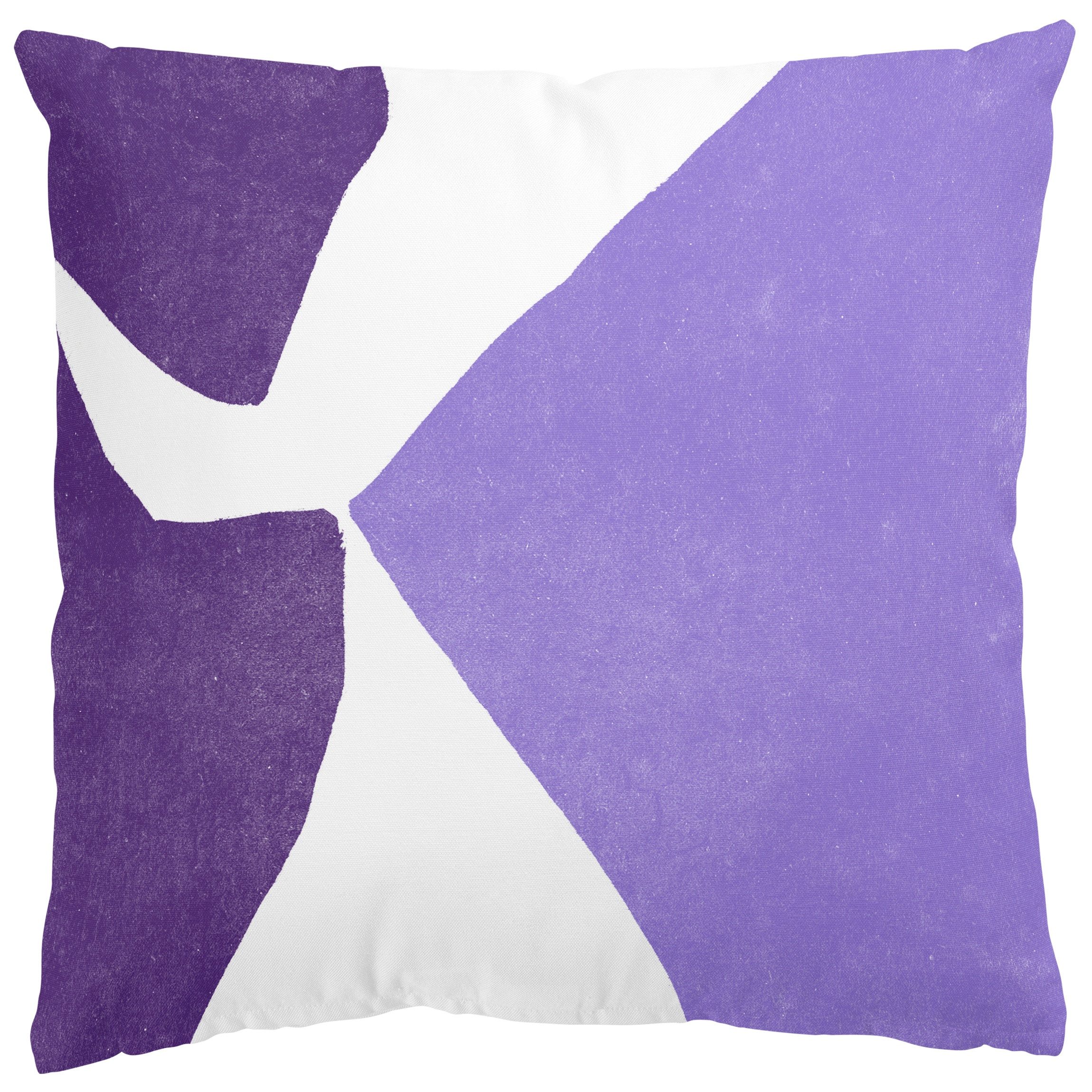 Bilderdepot24 Dekokissen drinnen Kissenhülle/ Sofakissen/ Zierkissen Kissenhülle violett Muster, Bezug mit / ohne Füllung Zierkissen Outdoor Sofa Bett