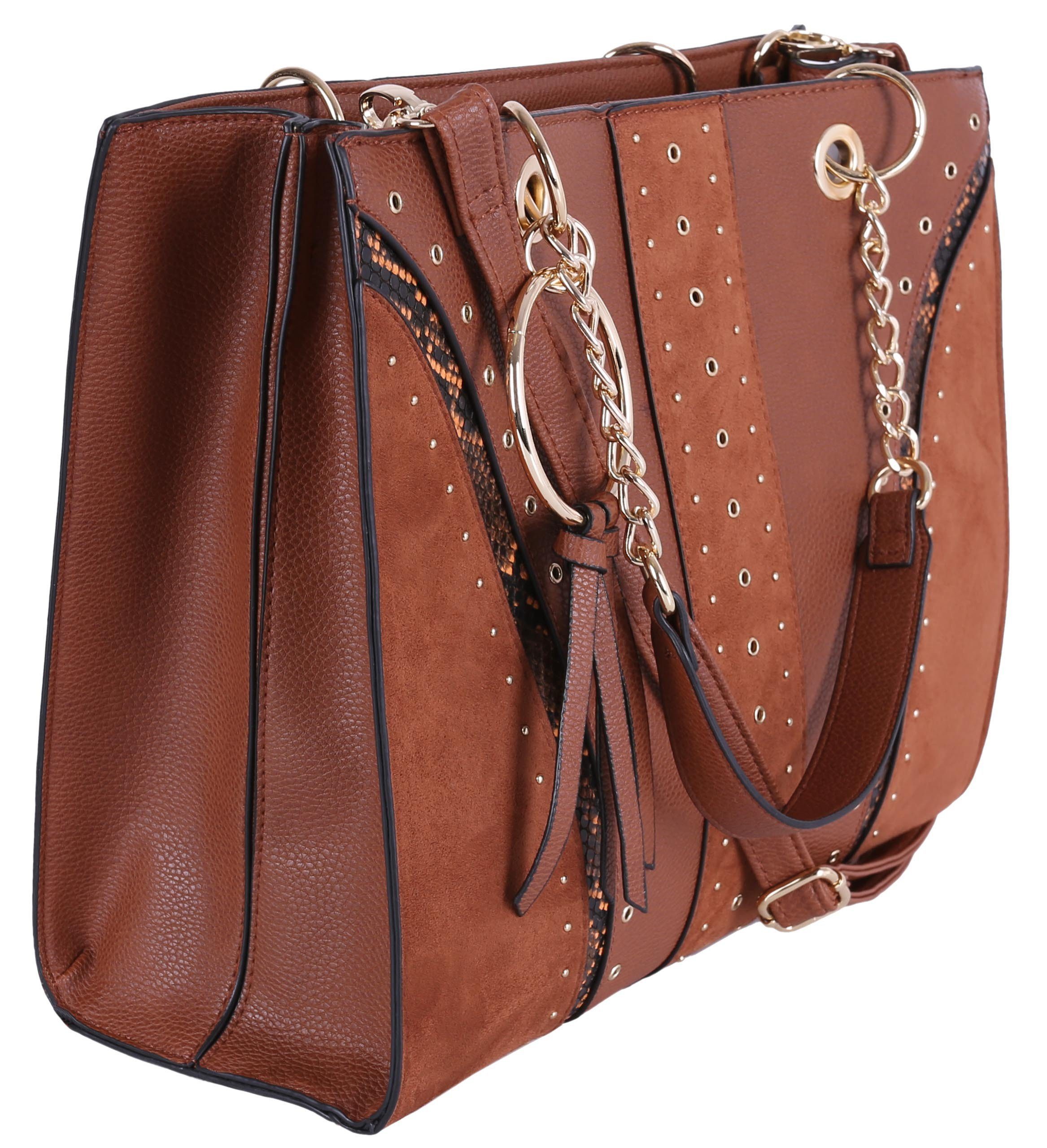 Sarcia.eu Handtasche Große braue Tasche