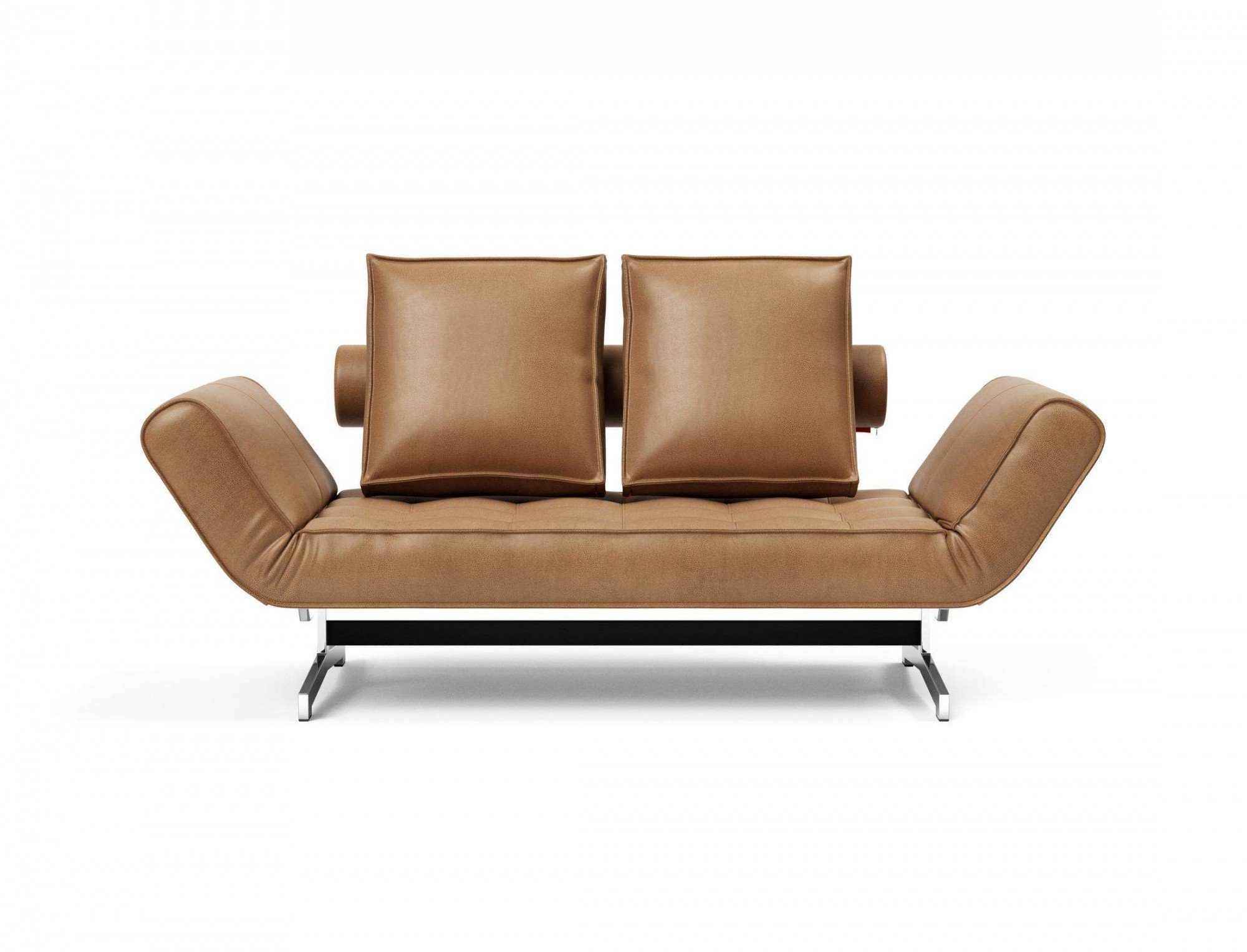 INNOVATION LIVING ™ 3-Sitzer Ghia Schlafsofa, Multi-Wohlfühlsofa, OTTOs Choice, Designfuß, eine große Liegefläche mit geringer Stellfläche, beidseitig abklappbar