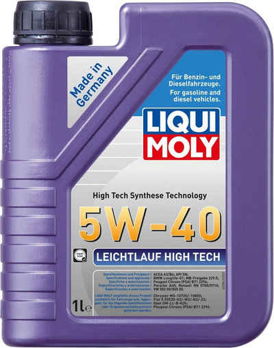 Liqui Moly Universalöl Liqui Moly Motoröl Leichtlauf High Tech 5W-40 1 L