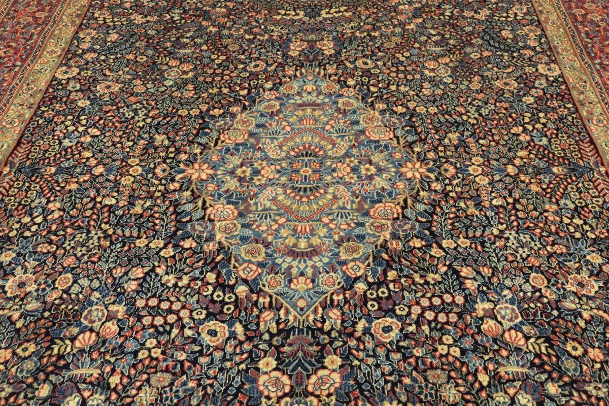Orientteppich Kerman Rafsanjan Handgeknüpfter mm 198x296 Sherkat Orientteppich, 12 Trading, rechteckig, Höhe: Nain