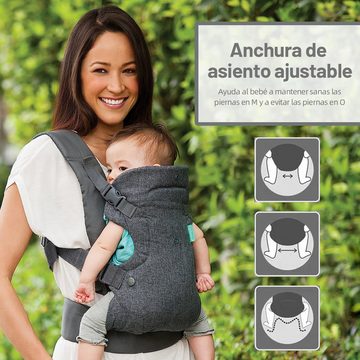 Avisto Bauchtrage Babytrage für Neugeborene und Kleinkinder Ergonomische 4-in-1 (Ergonomische Babytrage, 4 Tragemöglichkeiten, 1-tlg., Bauchtrage Rückentrage für Babys & Kleinkinder (3-15 kg), leichte Babytrage mit Hüftsitz, Hüftgurt Babytrage