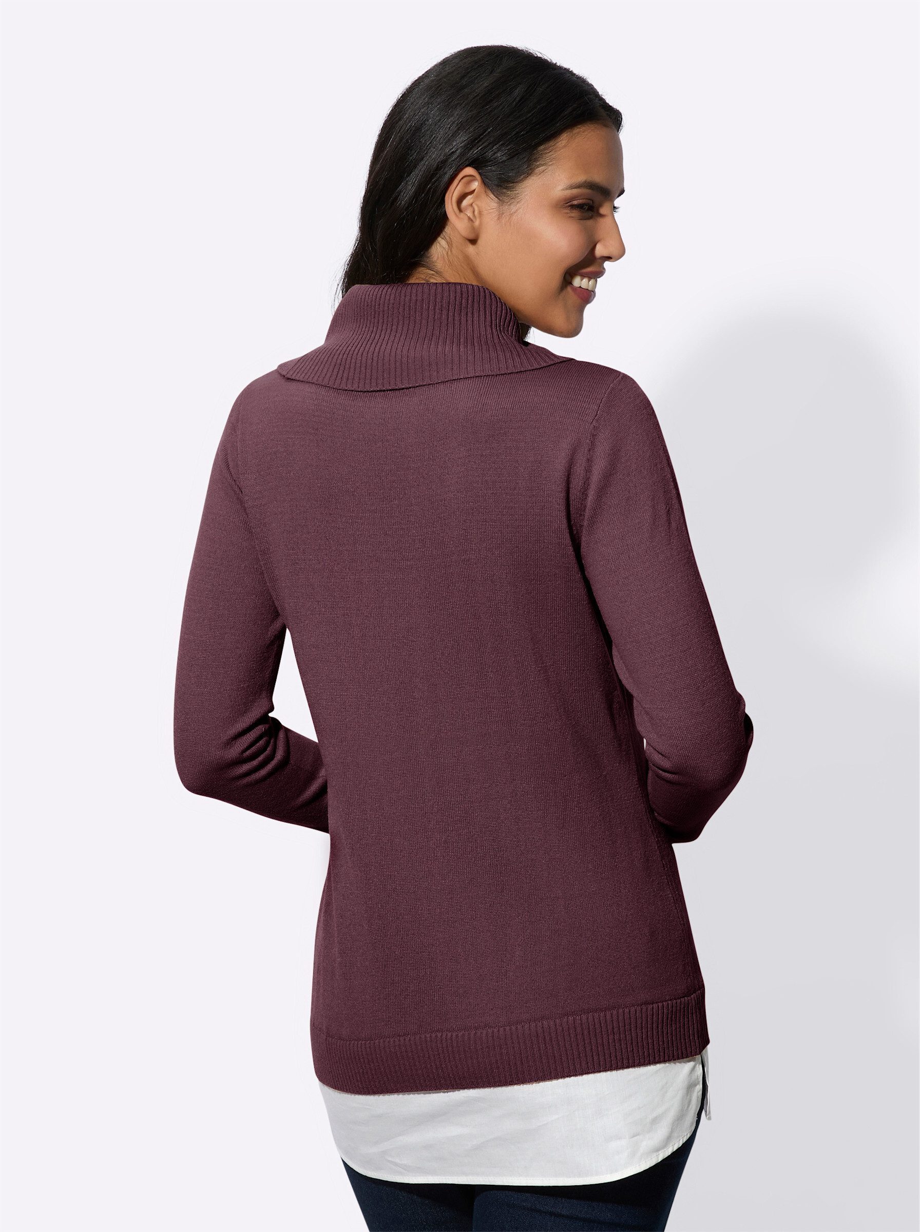 Sieh an! Strickpullover 2-in-1-Pullover . günstig online kaufen