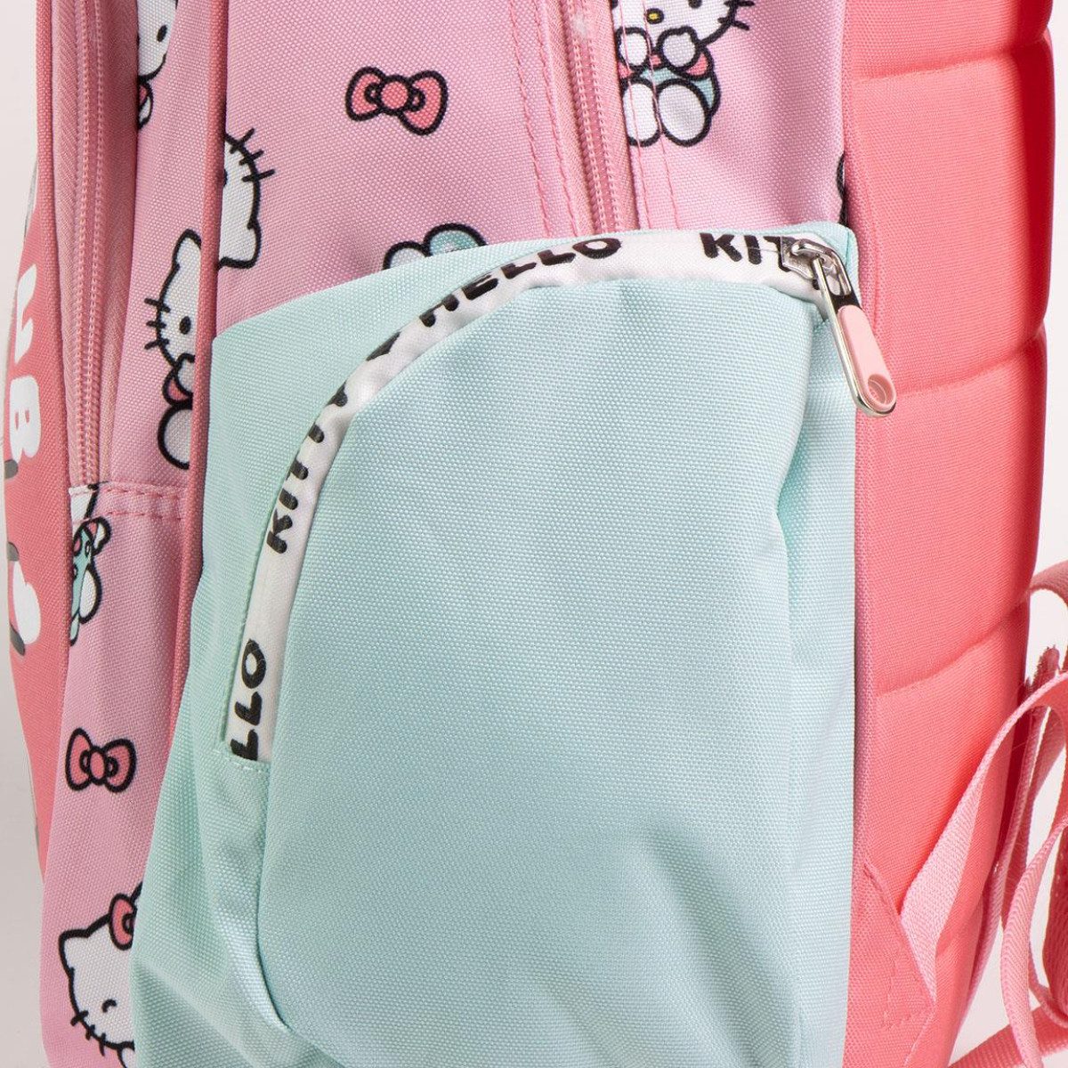 Cerda Kinderrucksack Hello Kitty für Schule & Reise Tasche mit Rückengurten – Bild 4 von 5