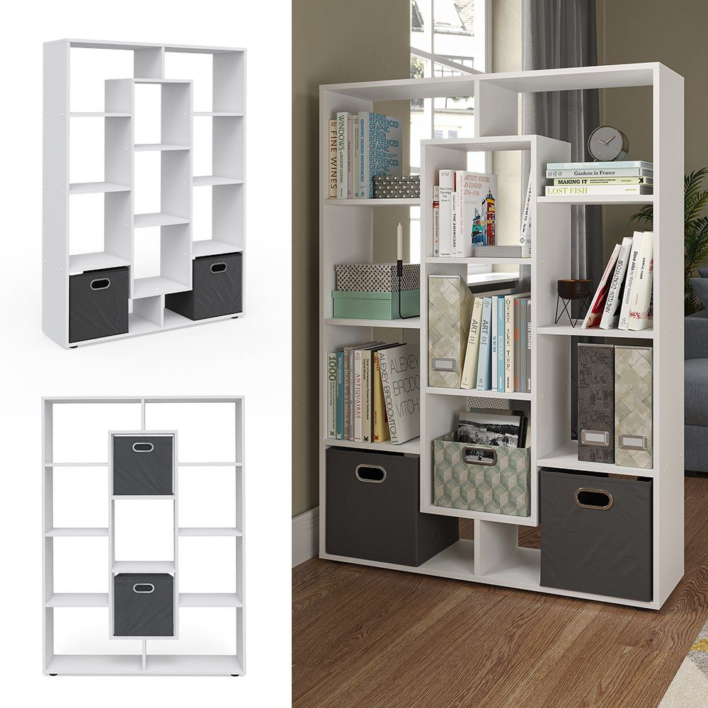 Vicco Raumteiler, Weiß, 107.2 x 143 günstig online kaufen