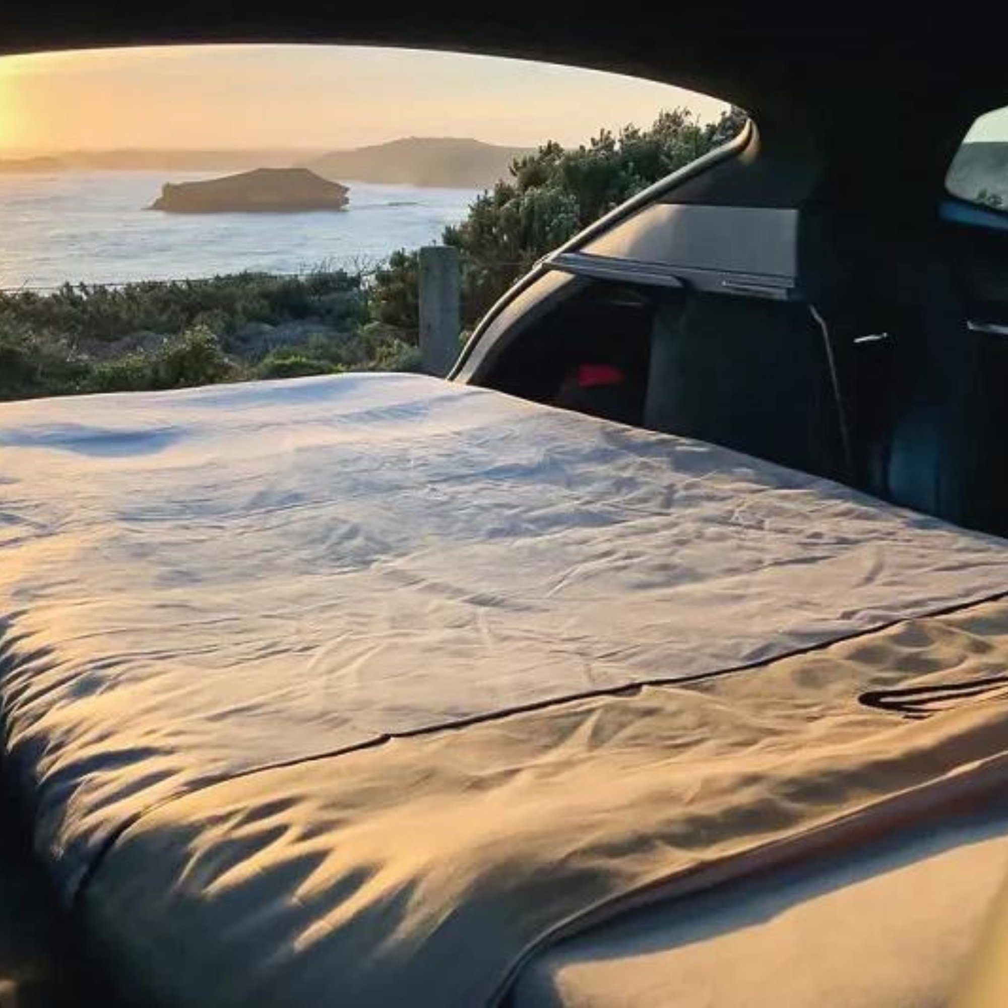 Klappmatratze Tesla Matratze Maße: marine Auto hoch, Y, mit 12 Modell shogazi Camping Matratze, 120x200cm (Set), abnehmbarem ®, Bezug, 3-teilig cm