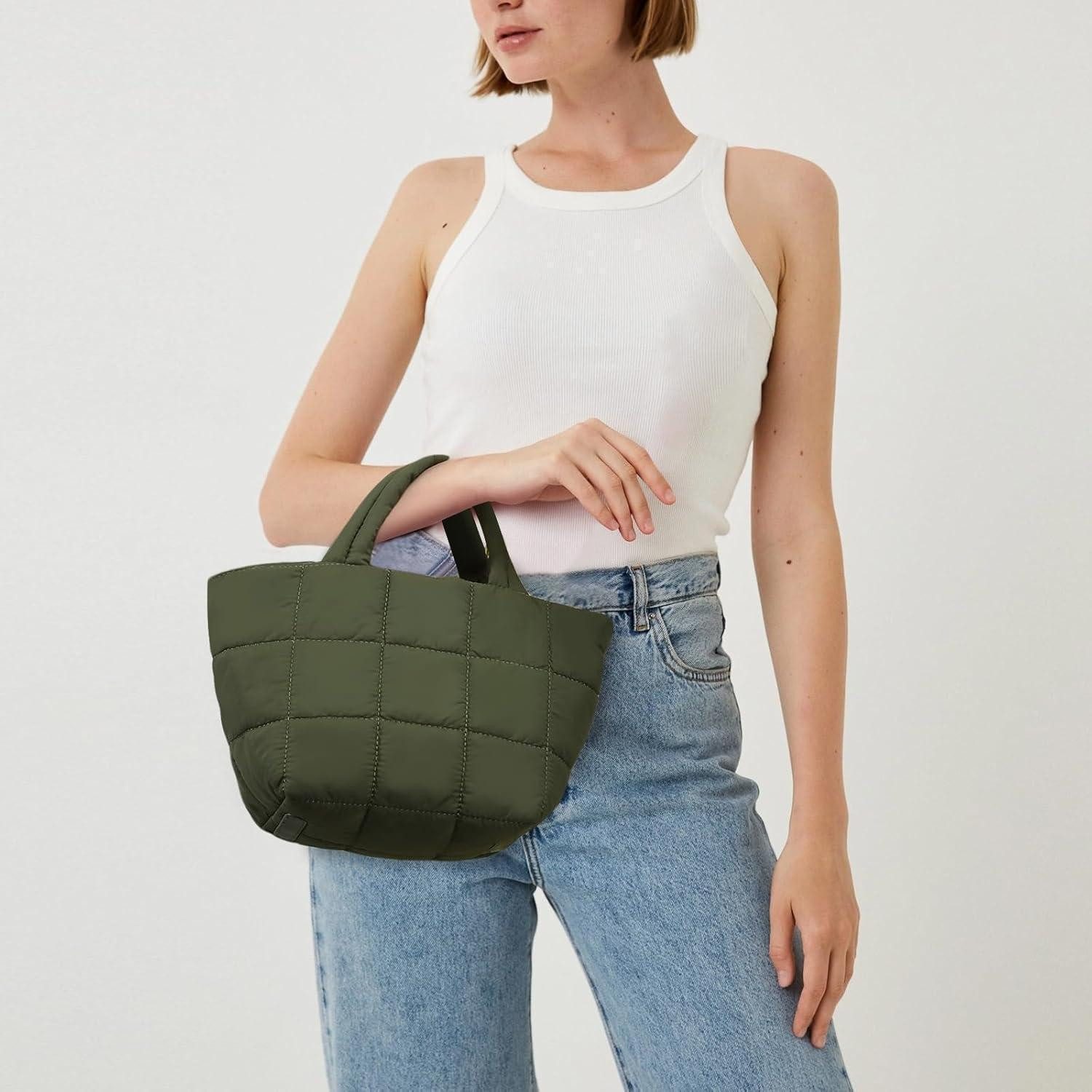 LuxusKollektion Umhängetasche Mini Puffer Umhängetasche gesteppt mit Reißve günstig online kaufen