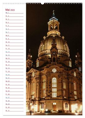 CALVENDO Wandkalender Frauenkirche Dresden (Premium, hochwertiger DIN A2 Wandkalender 2023, Kunstdruck in Hochglanz)