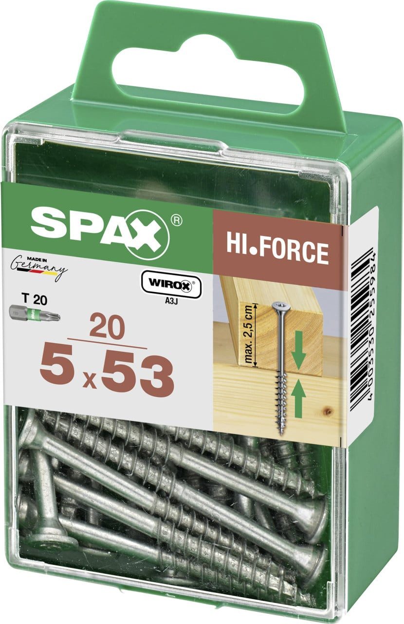 SPAX Holzbauschraube Spax Universalschrauben 5.0 x 53 mm TX 20 - 20