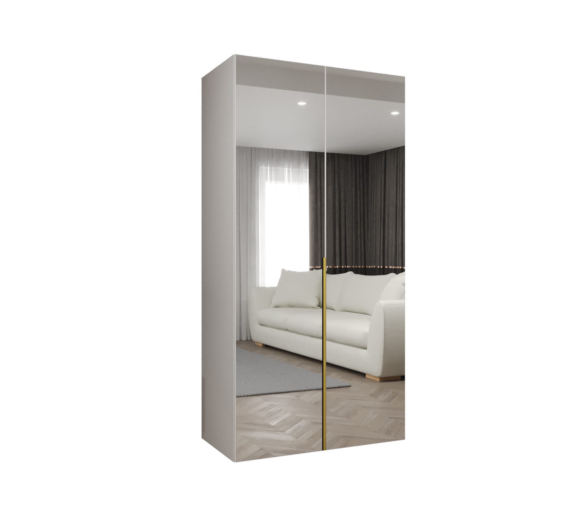 ABIKS MÖBEL Drehtürenschrank ALICANTE 3 Schlafzimmerschrank mit Kleiderstan günstig online kaufen