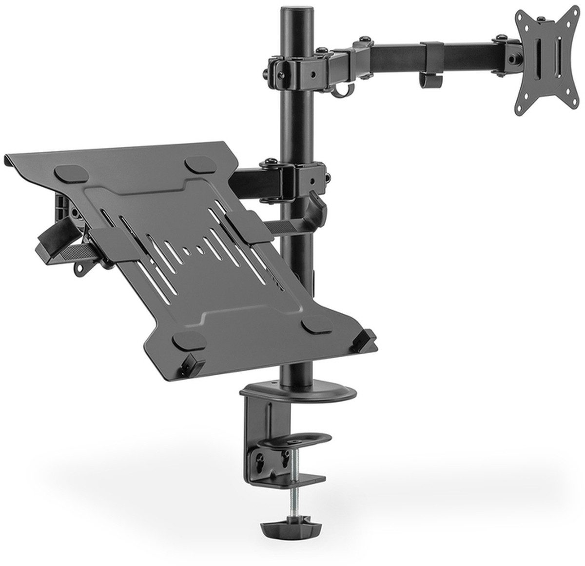 Monitor-Halterung Digitus Universal Monitorhalter mit Notebookhalterung