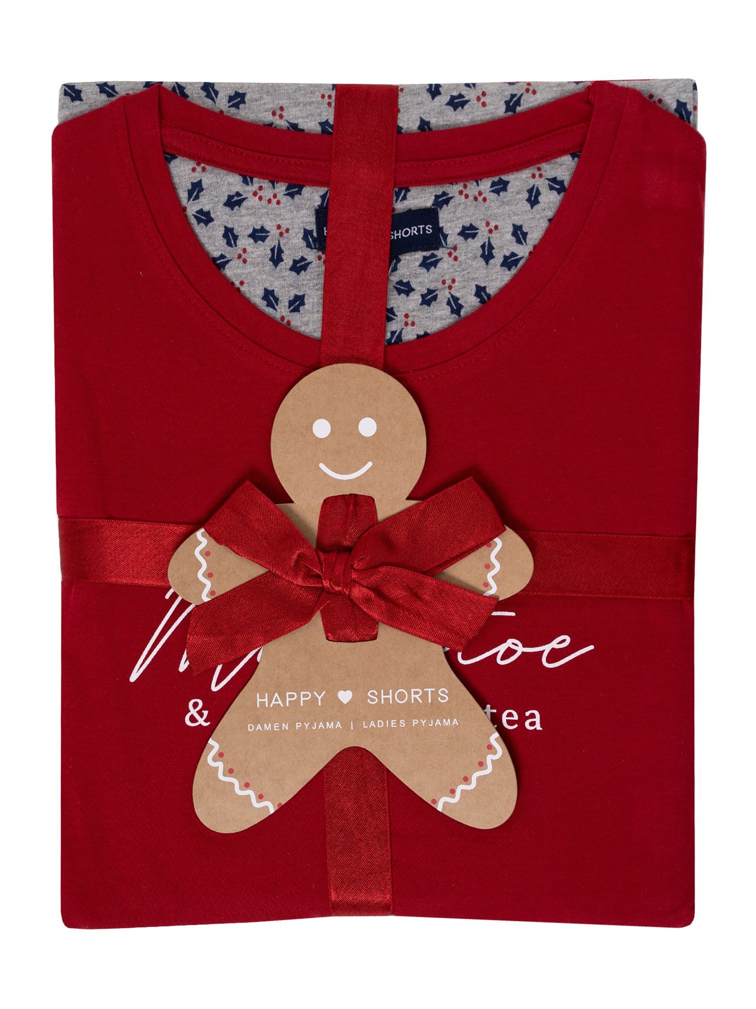 HAPPY SHORTS Pyjama Xmas (2 tlg) schlafanzug schlafmode bequem günstig online kaufen
