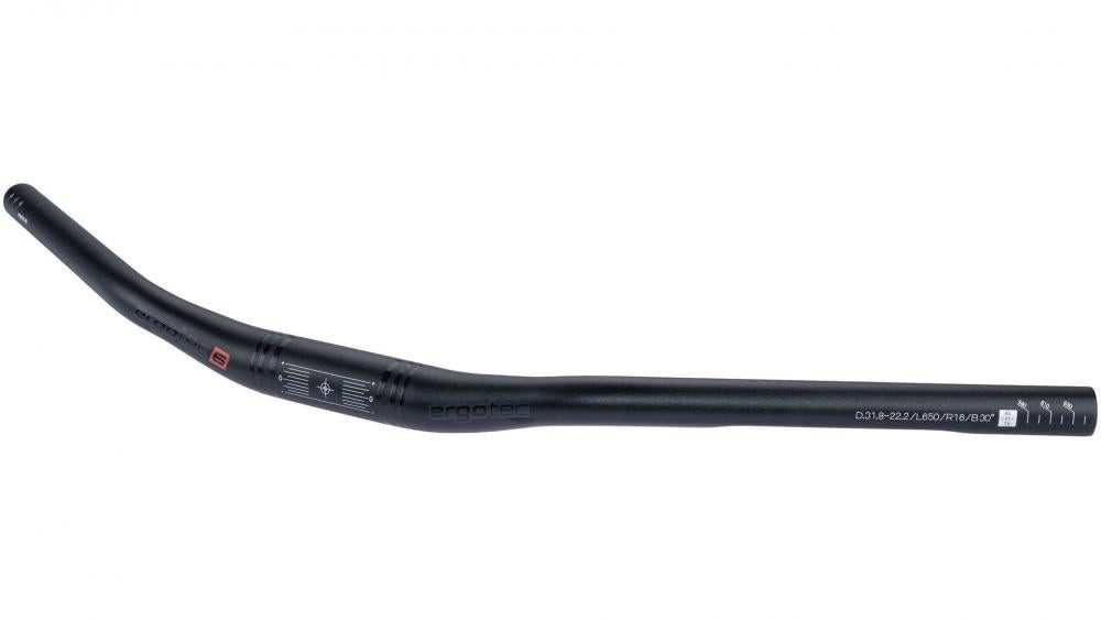 Ergotec Fahrradlenker ERGOTEC Lenker \"Lady Town\" I 31,8 ALU SCHWARZ LEVEL 6
