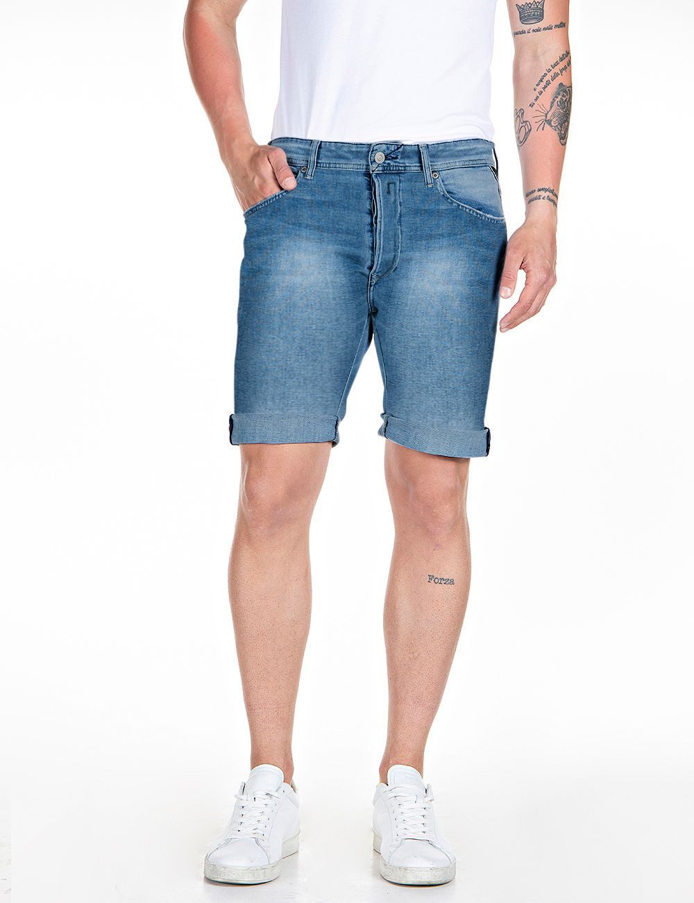 Replay Shorts, im klassischen 5-Pocket-Design günstig online kaufen