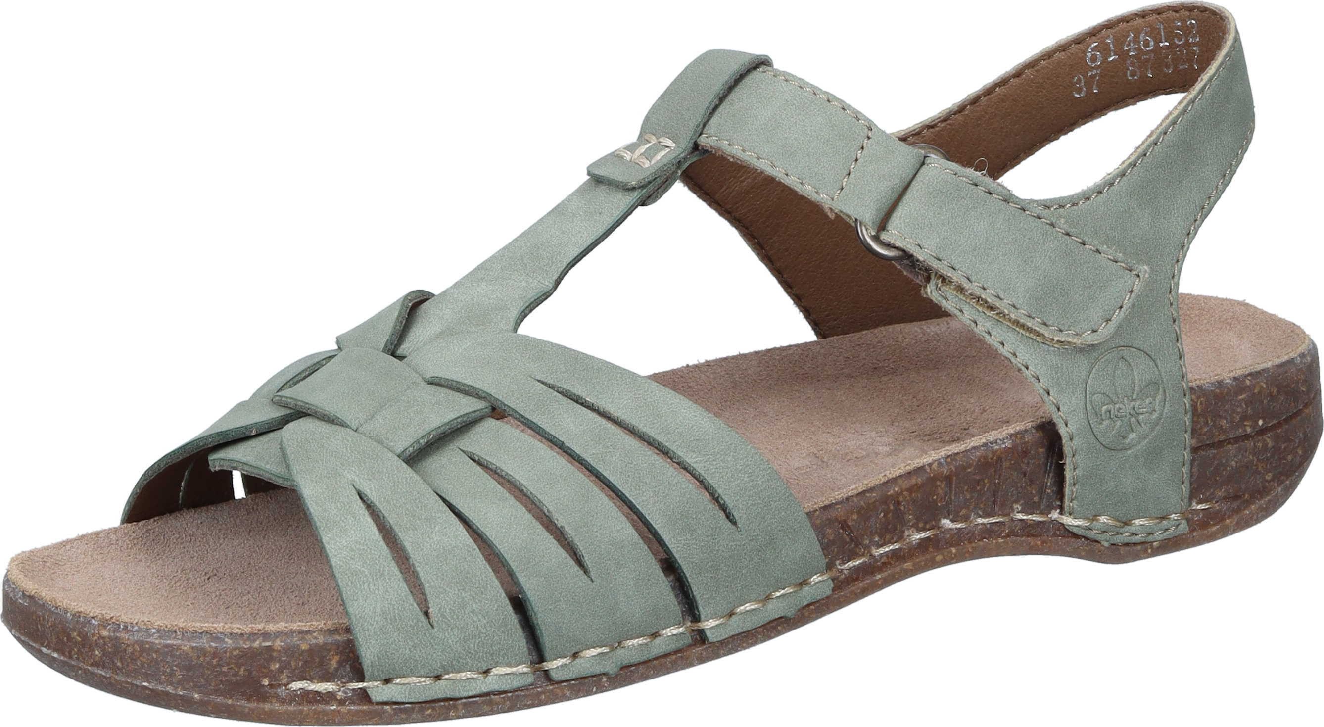 Rieker Sandaletten Sandalette aus strapazierfähigem Synthetik