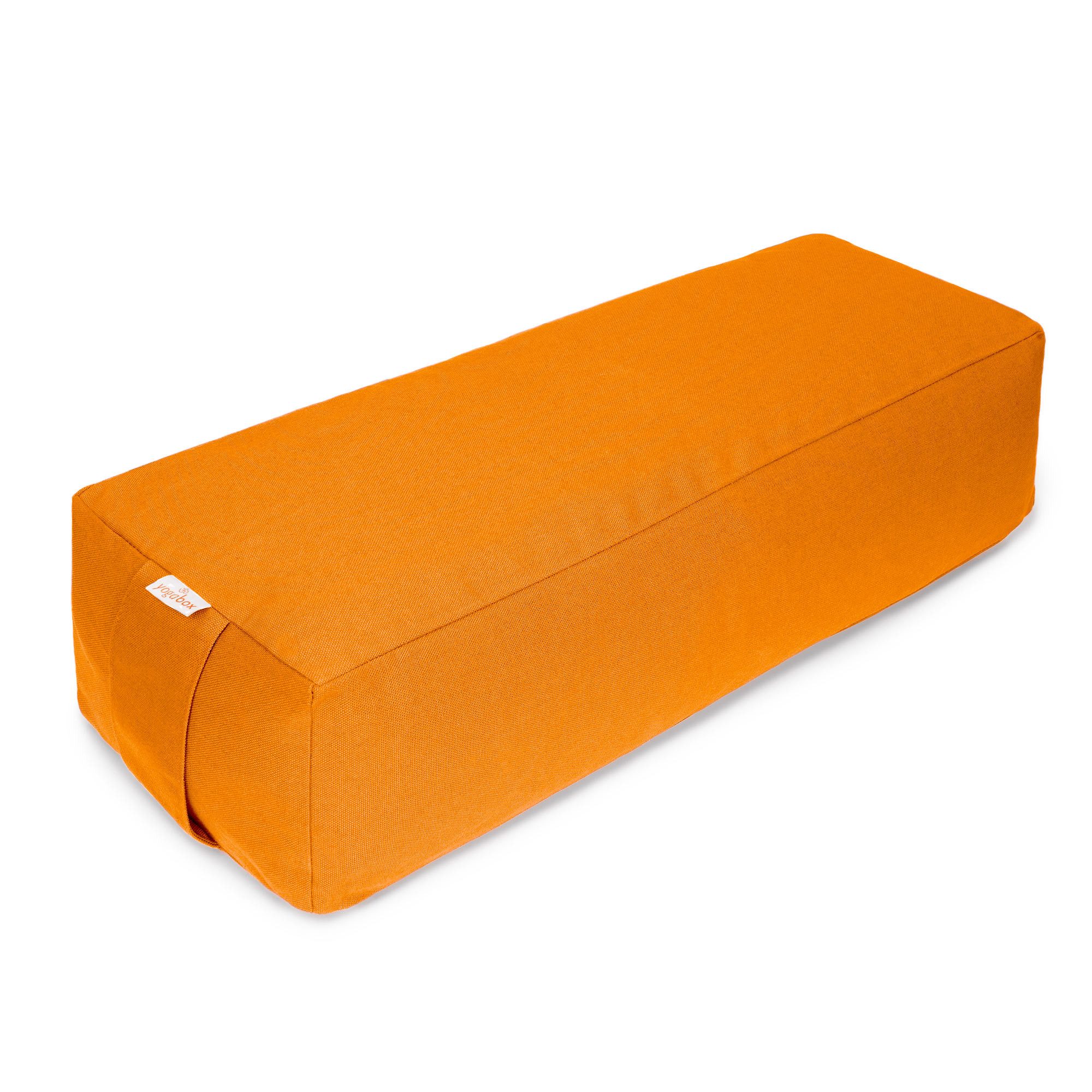 yogabox Yoga Bolster Yoga und Pilates Rechteckbolster BASIC, robust, anpassbare Füllmenge