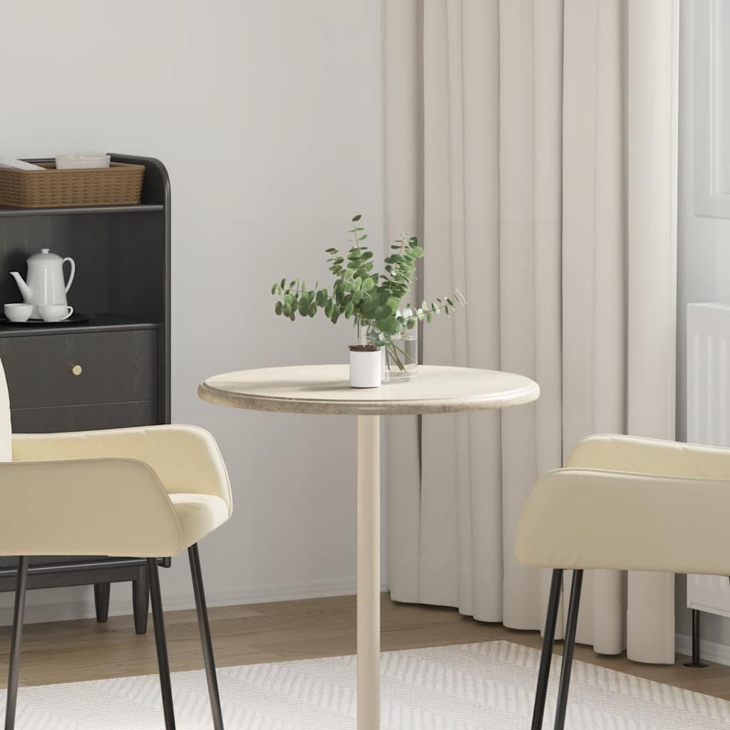 furnicato Tischplatte Ersatz-Marmorplatte 60x2,5 cm in Grau für Tische (1 St), Pflegeleichte Tischplatte als Esstisch-Oberfläche für Kaffeetische