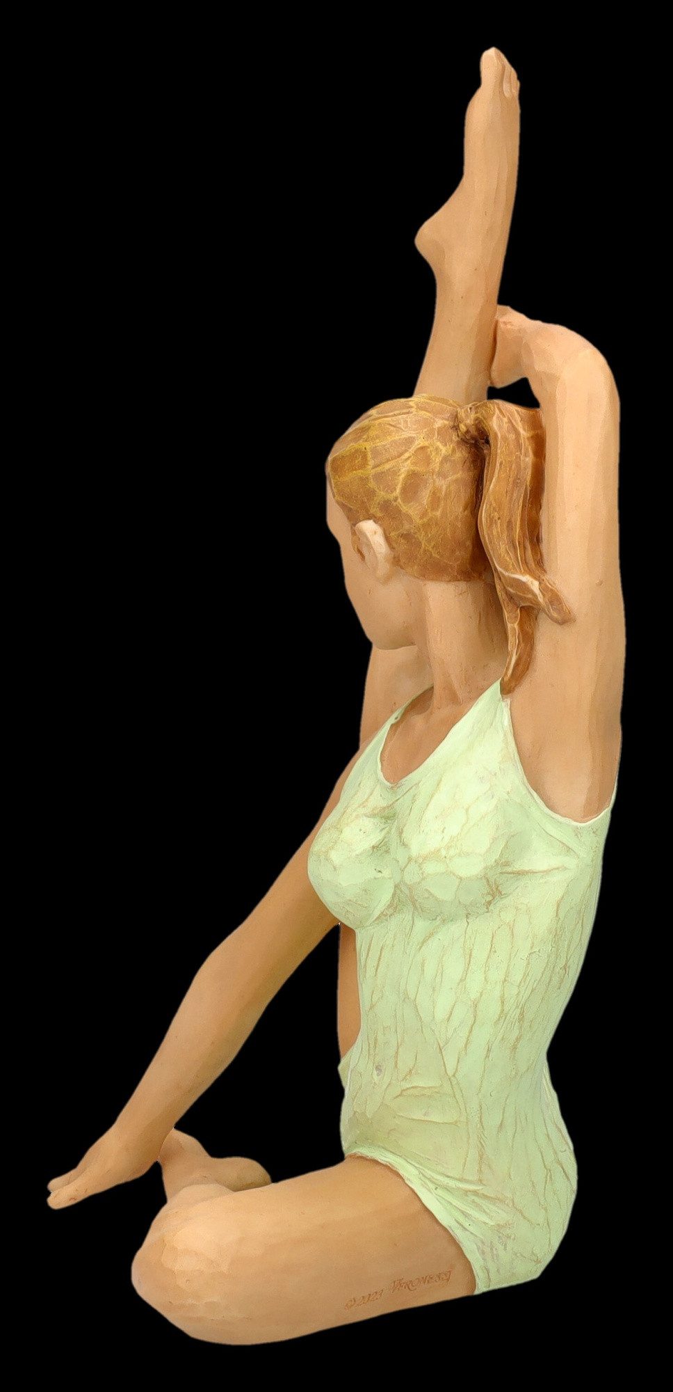 Figuren Shop GmbH Dekofigur Yoga Figur Frau Abstrakt - Kompass Pose - Veronese Dekofigur weiblich