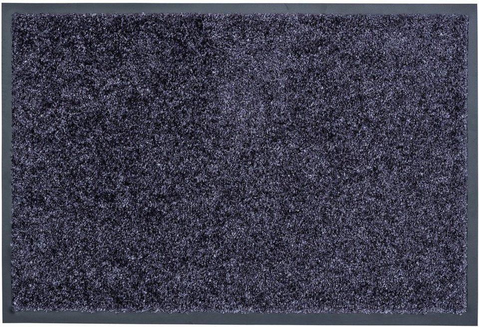 Teppich Diamant Fußmatte dunkelgrau Türvorleger Abstreifer Schuhabstreifer  Türmatte Schmutzmatte, Golze, rechteckig, Höhe: 9 mm, geeignet für  Fußbodenheizung