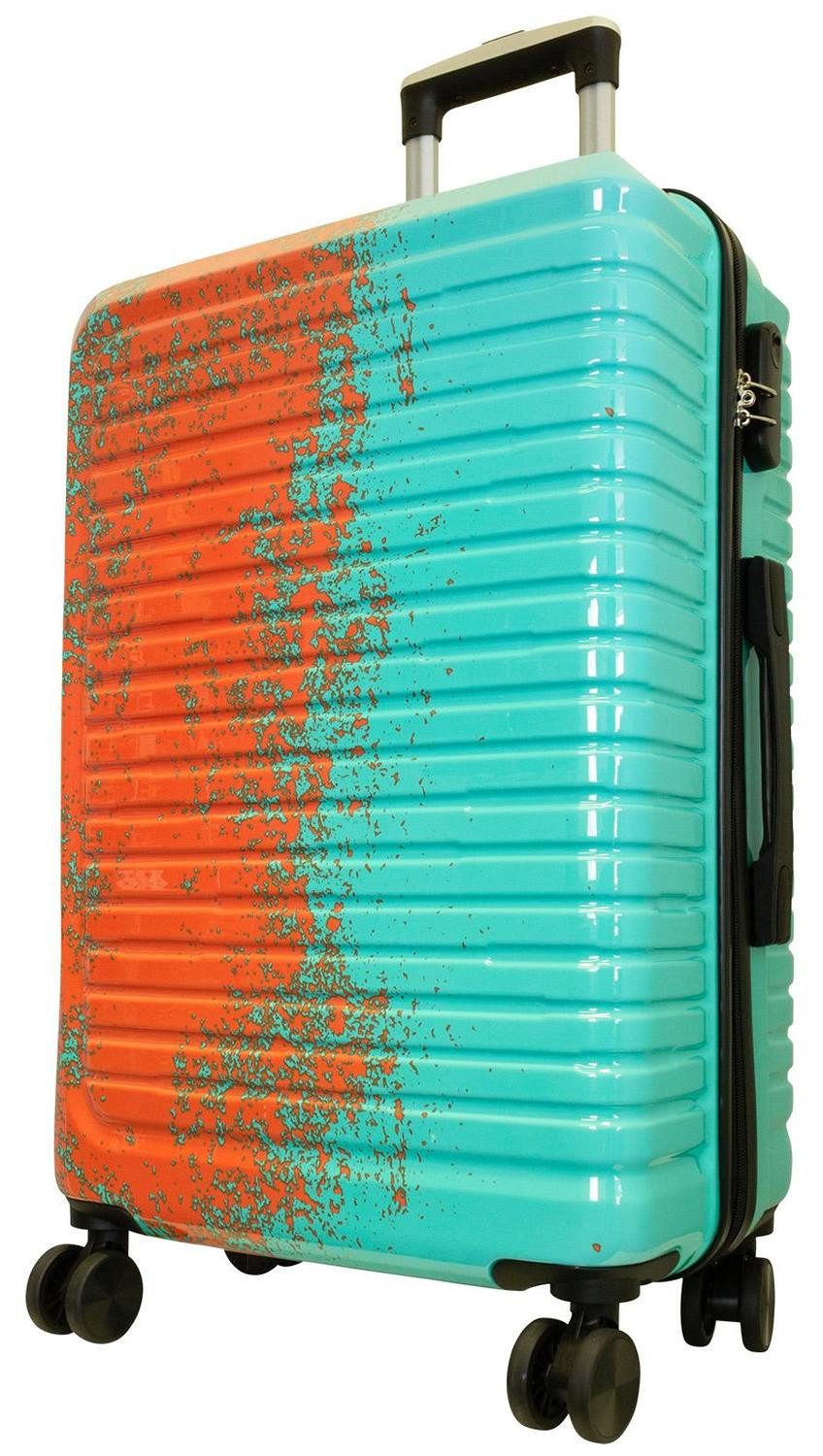 Warenhandel König Hartschalen-Trolley Sierra, 4 Rollen, modernes Zwei-Farb- günstig online kaufen