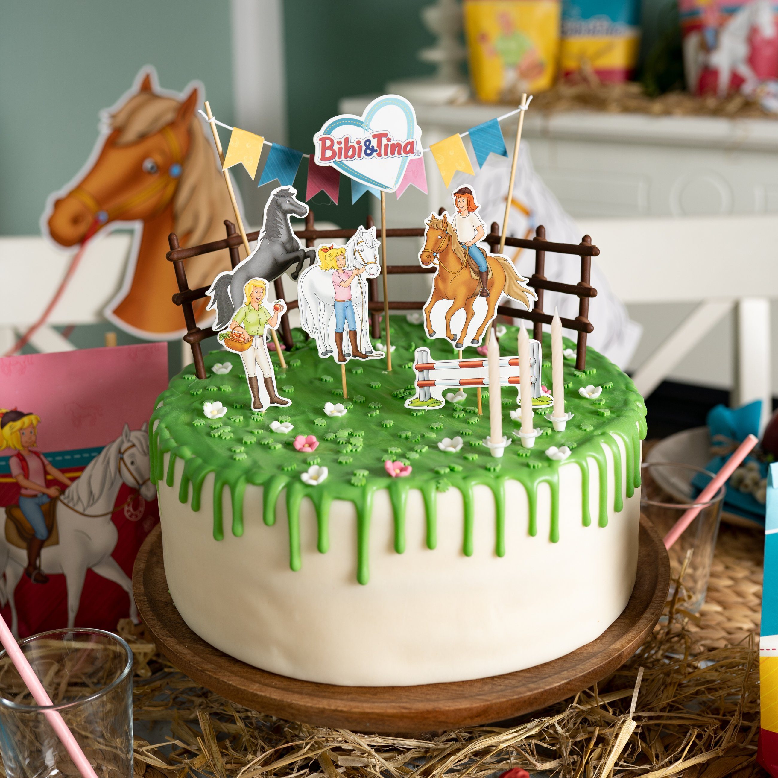 PAPIERDRACHEN Papierdekoration Cake Topper - Kuchendekoration- 19-teilig -i günstig online kaufen