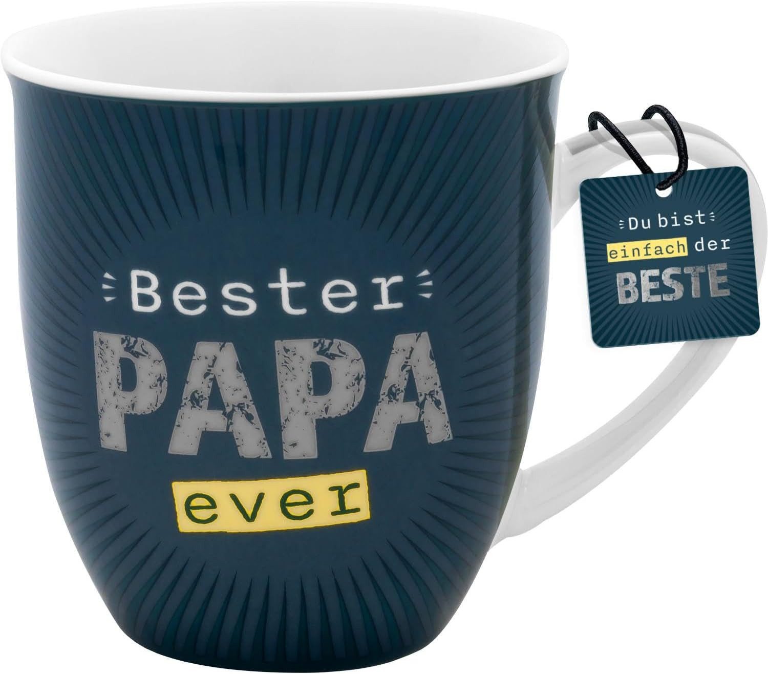 Sheepworld Tasse Tasse Kaffeetasse Kaffeebecher Teetasse 40cl Geschenk Sheepworld PAPA, Material: Porzellan