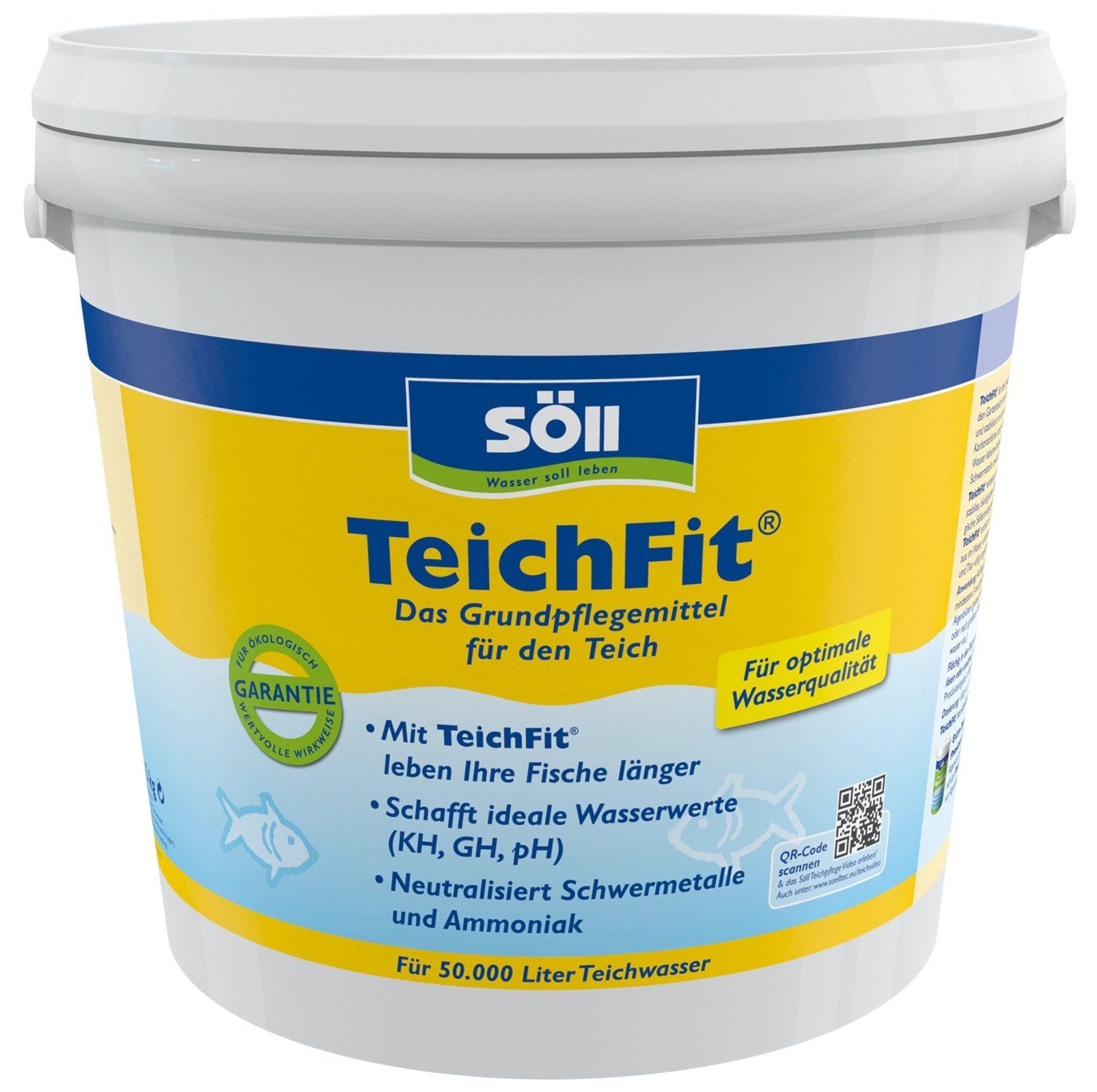 Gartenpflege-Set Söll Teichpflege 5 Kg TeichFit Wasserstabilisierer für 50 Qbm