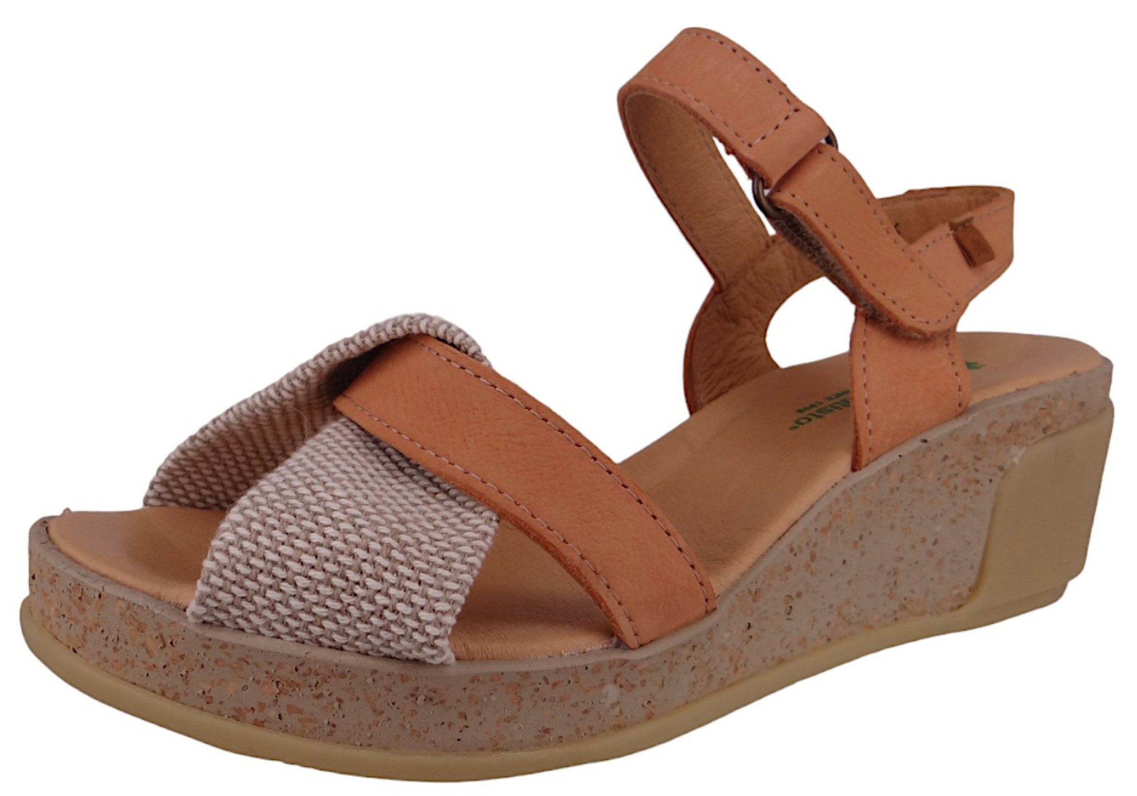 El Naturalista N5038 Leaves Keil Peach Sandale